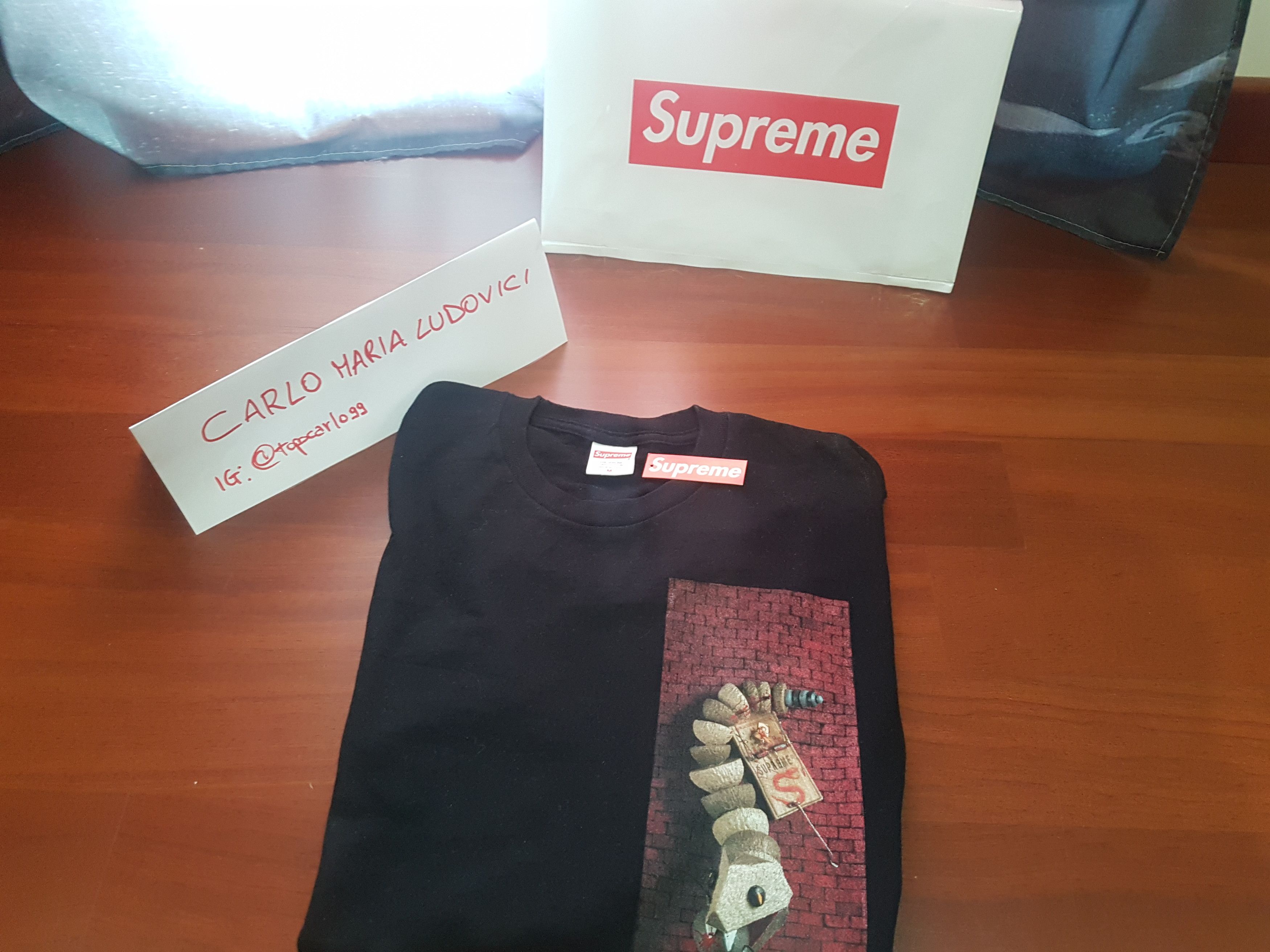 Supreme mike hill snake shop trap long sleeve tee black