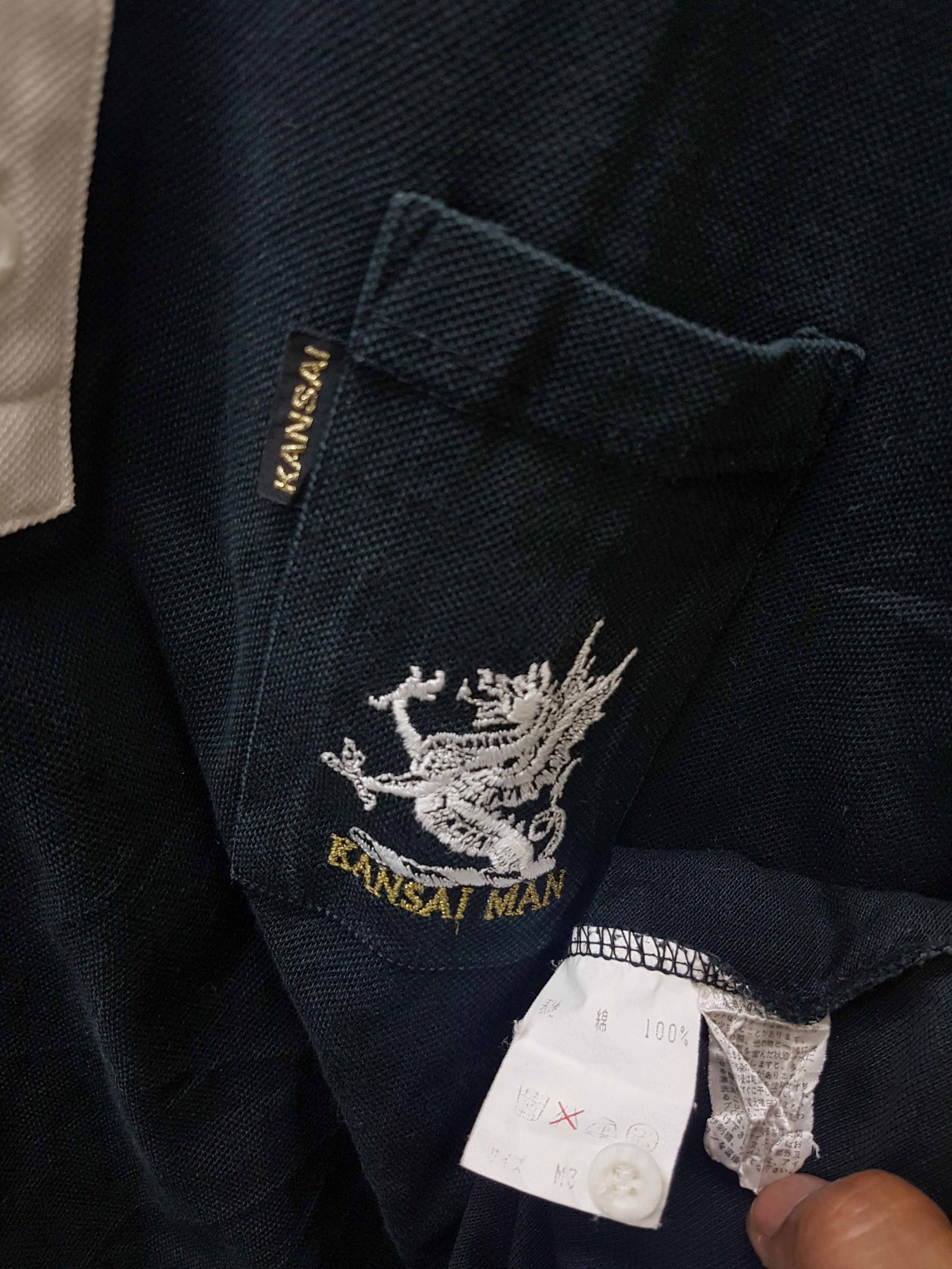 Kansai Yamamoto Vintage Kansai Man Kansai Yamamoto Polo Shirts Size US M / EU 48-50 / 2 - 5 Thumbnail