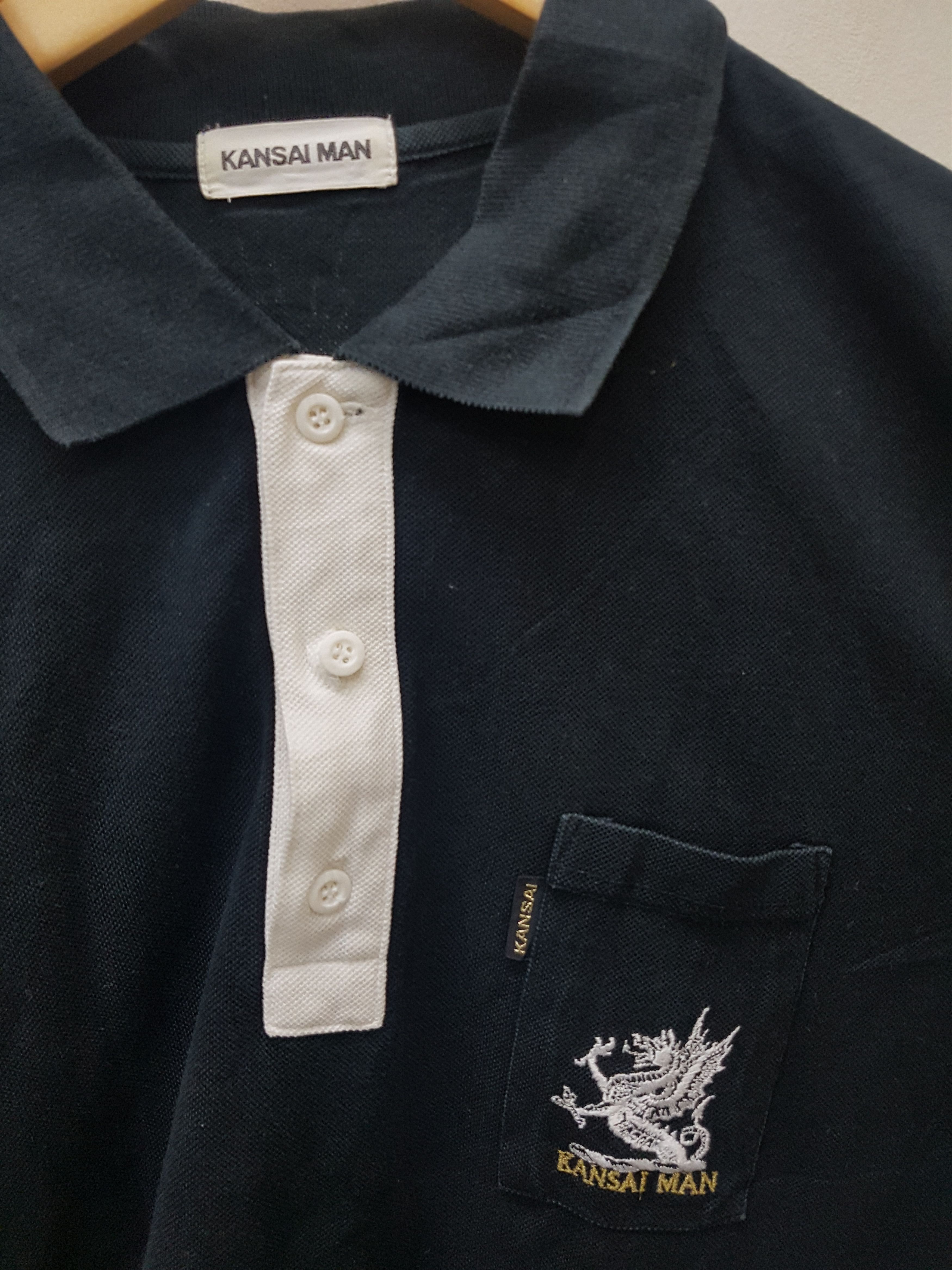 Kansai Yamamoto Vintage Kansai Man Kansai Yamamoto Polo Shirts Size US M / EU 48-50 / 2 - 3 Thumbnail