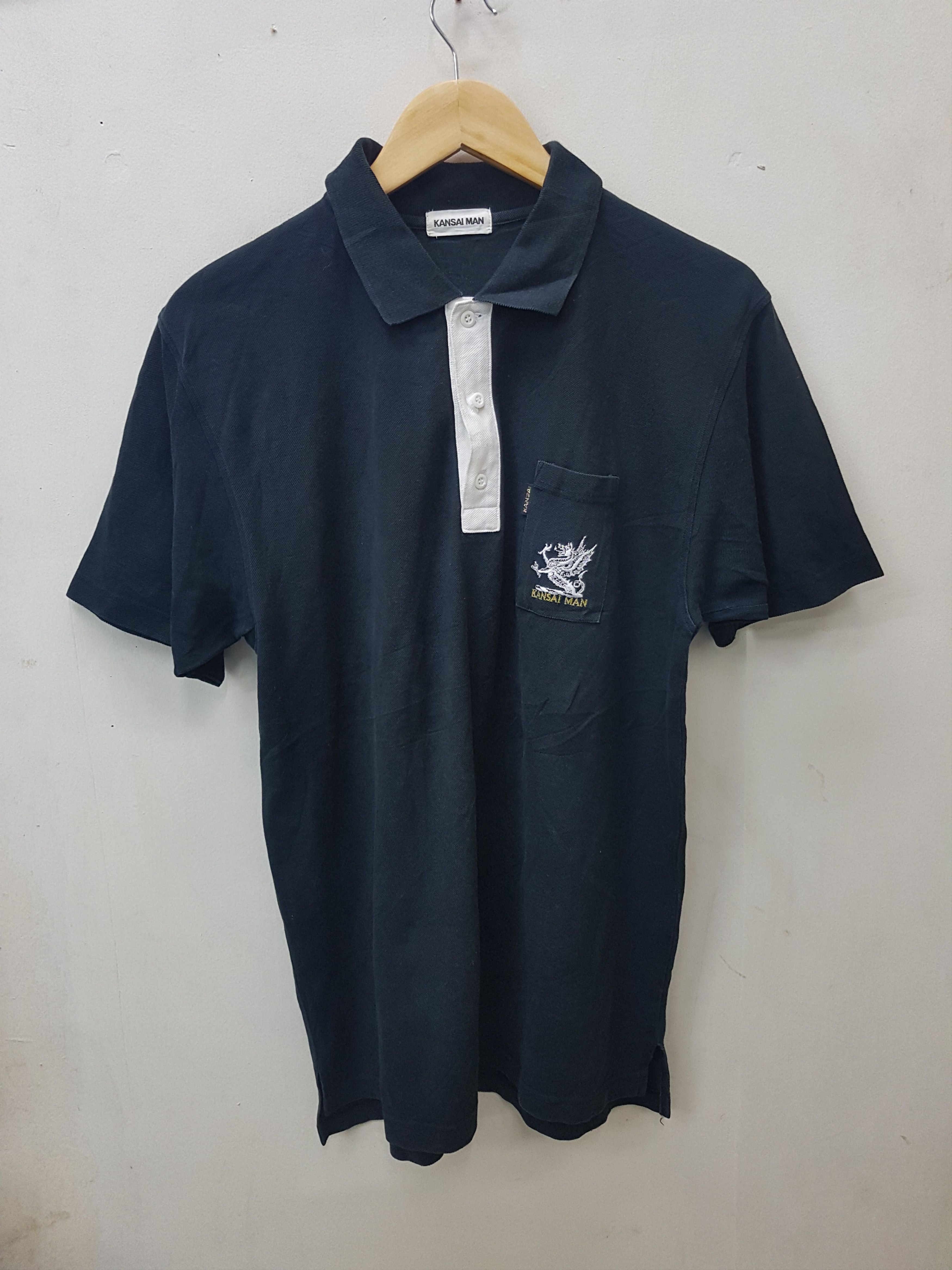 Kansai Yamamoto Vintage Kansai Man Kansai Yamamoto Polo Shirts Size US M / EU 48-50 / 2 - 1 Thumbnail