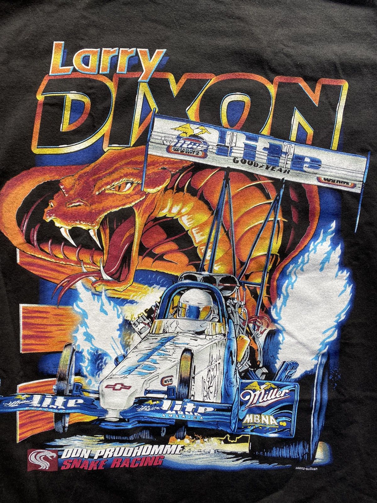 NASCAR Vintage Miller Lite Racing double sided Size US XL / EU 56 / 4 - 3 Thumbnail
