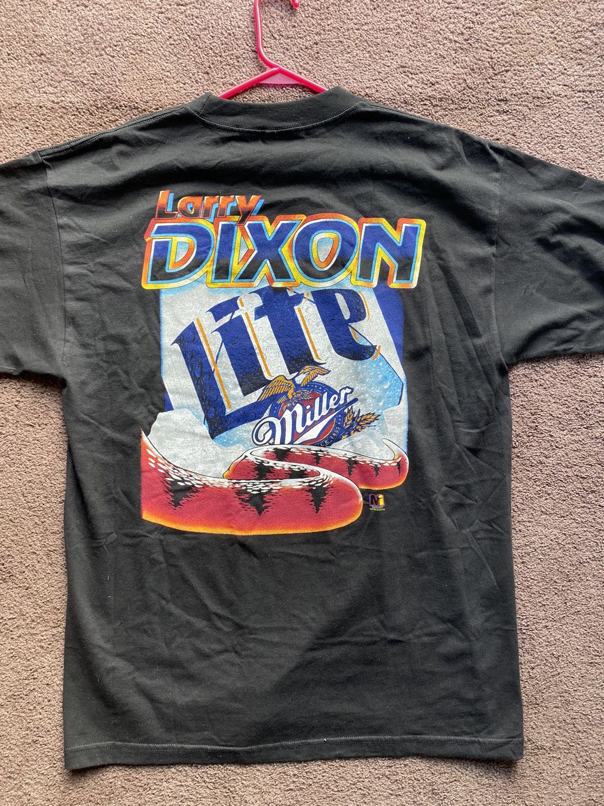 NASCAR Vintage Miller Lite Racing double sided Size US XL / EU 56 / 4 - 4 Thumbnail