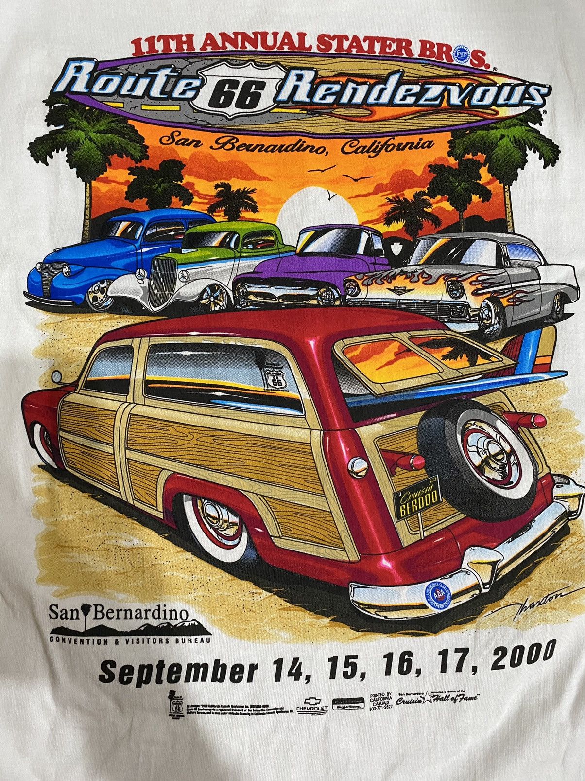 NASCAR × Vintage Vintage Route 66 Rendezvous Y/2000 Size US XL / EU 56 / 4 - 1 Thumbnail