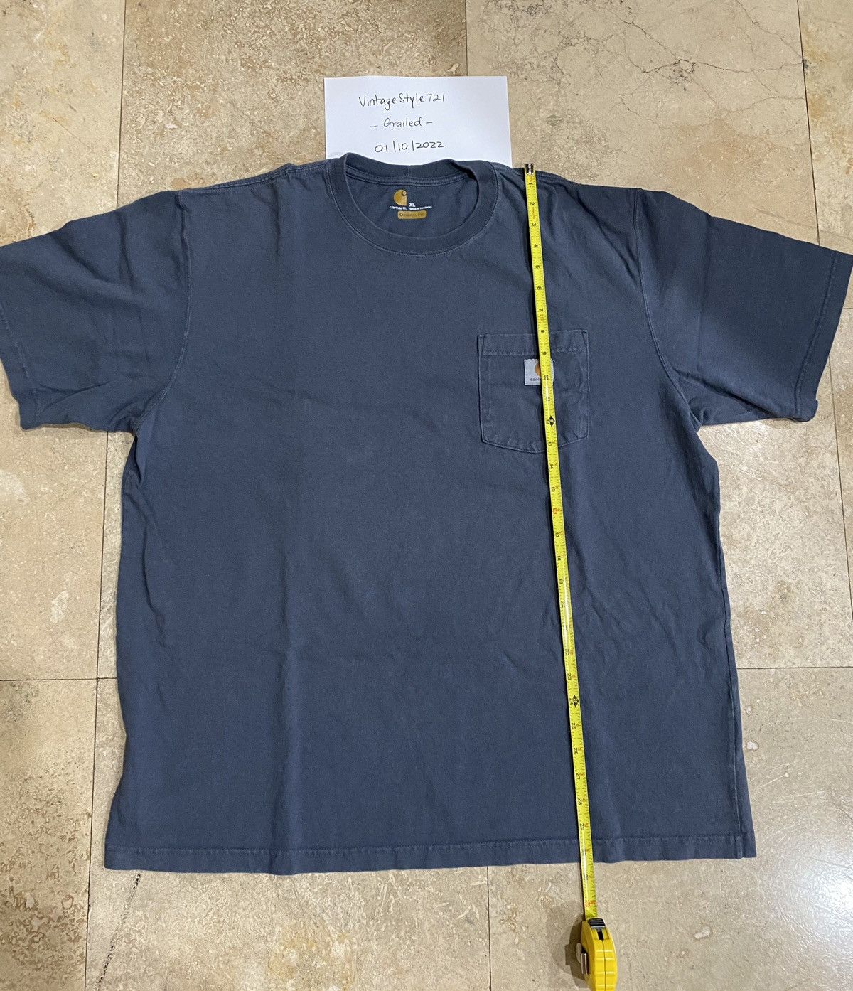 Carhartt × Vintage Carharrt Pocket Vintage Tee Size US XL / EU 56 / 4 - 5 Thumbnail
