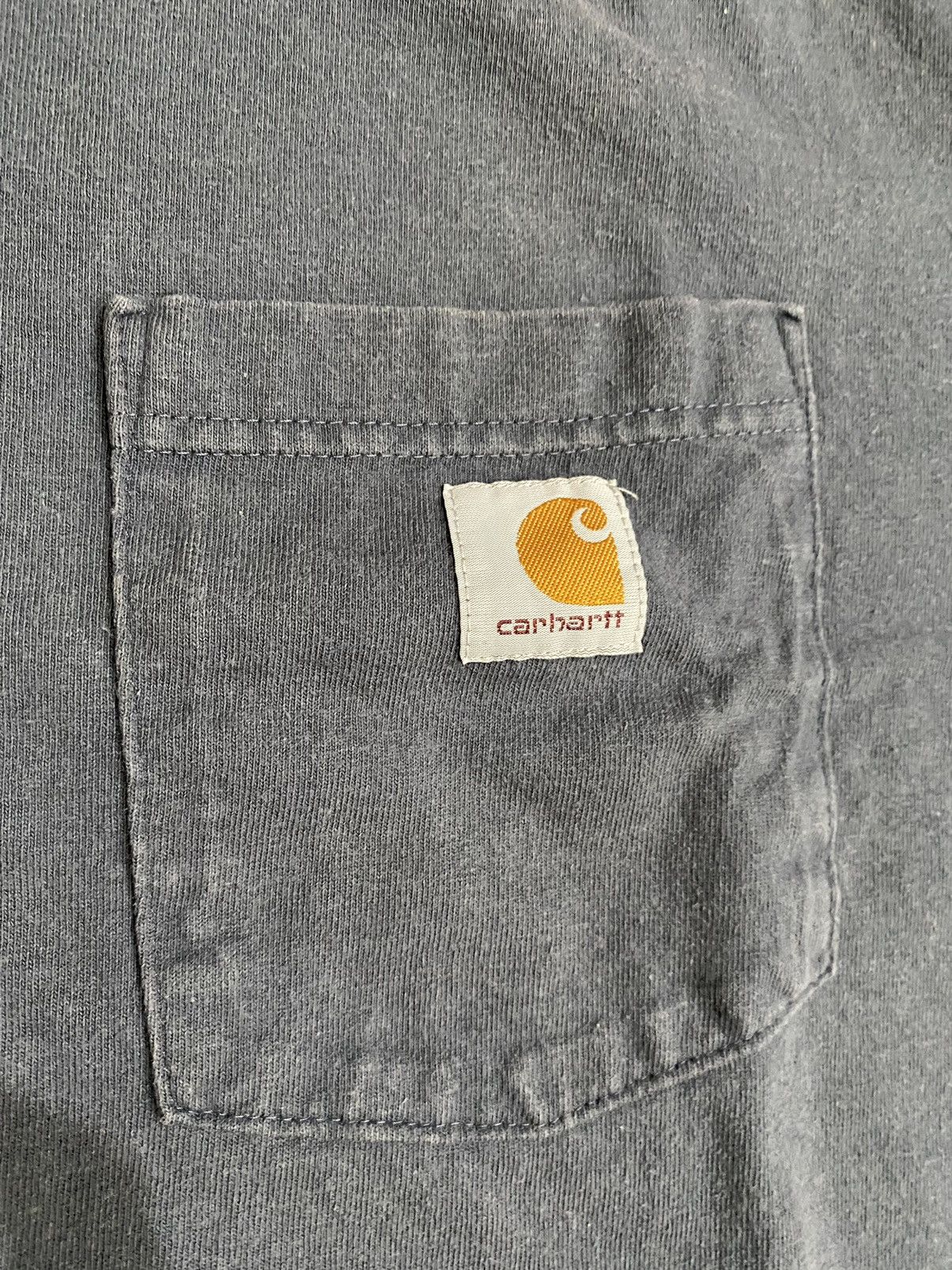 Carhartt × Vintage Carharrt Pocket Vintage Tee Size US XL / EU 56 / 4 - 2 Thumbnail