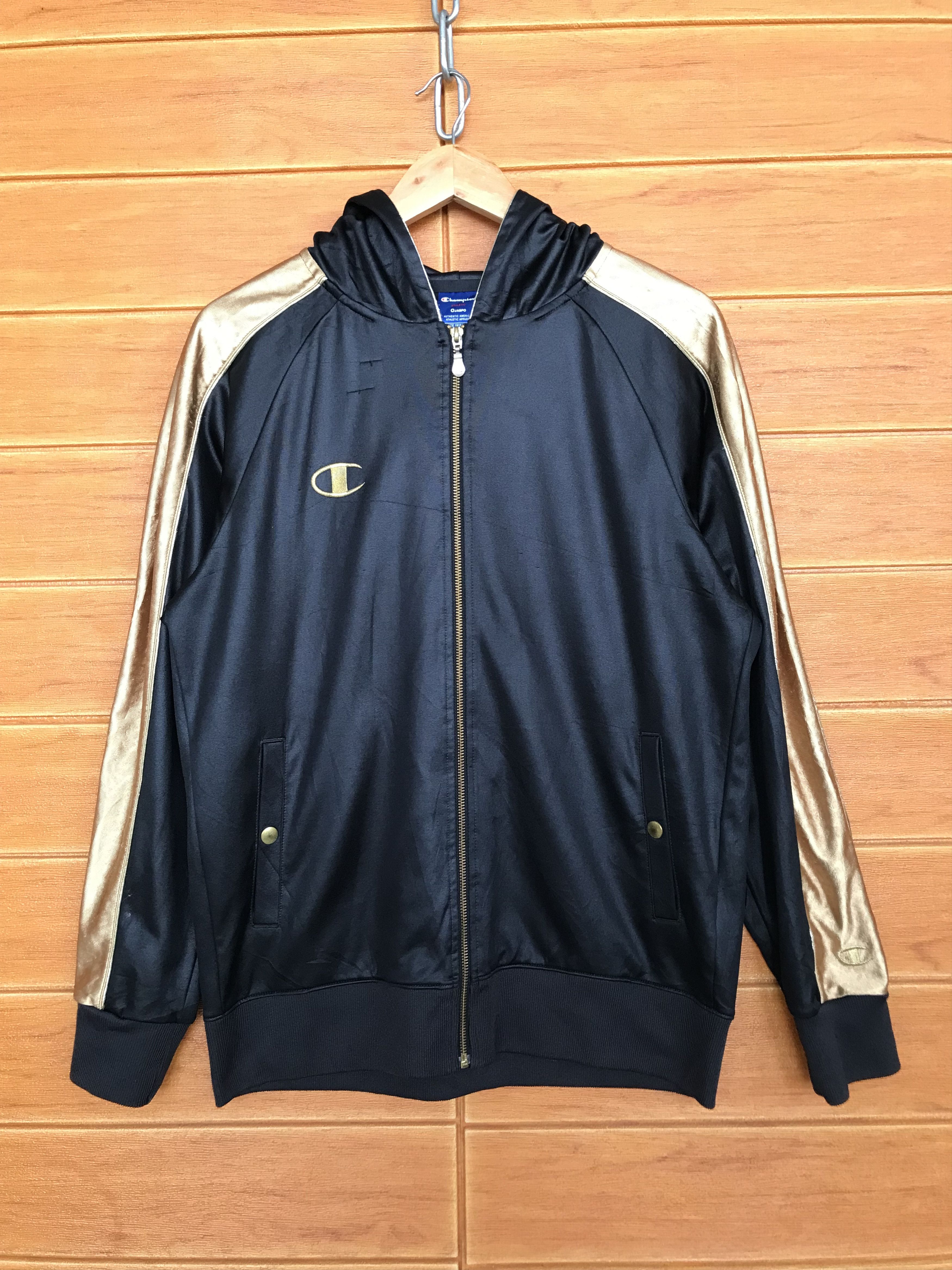 Champion × Vintage Vintage CHAMPION Gold Track Top Jacket Size US L / EU 52-54 / 3 - 1 Thumbnail