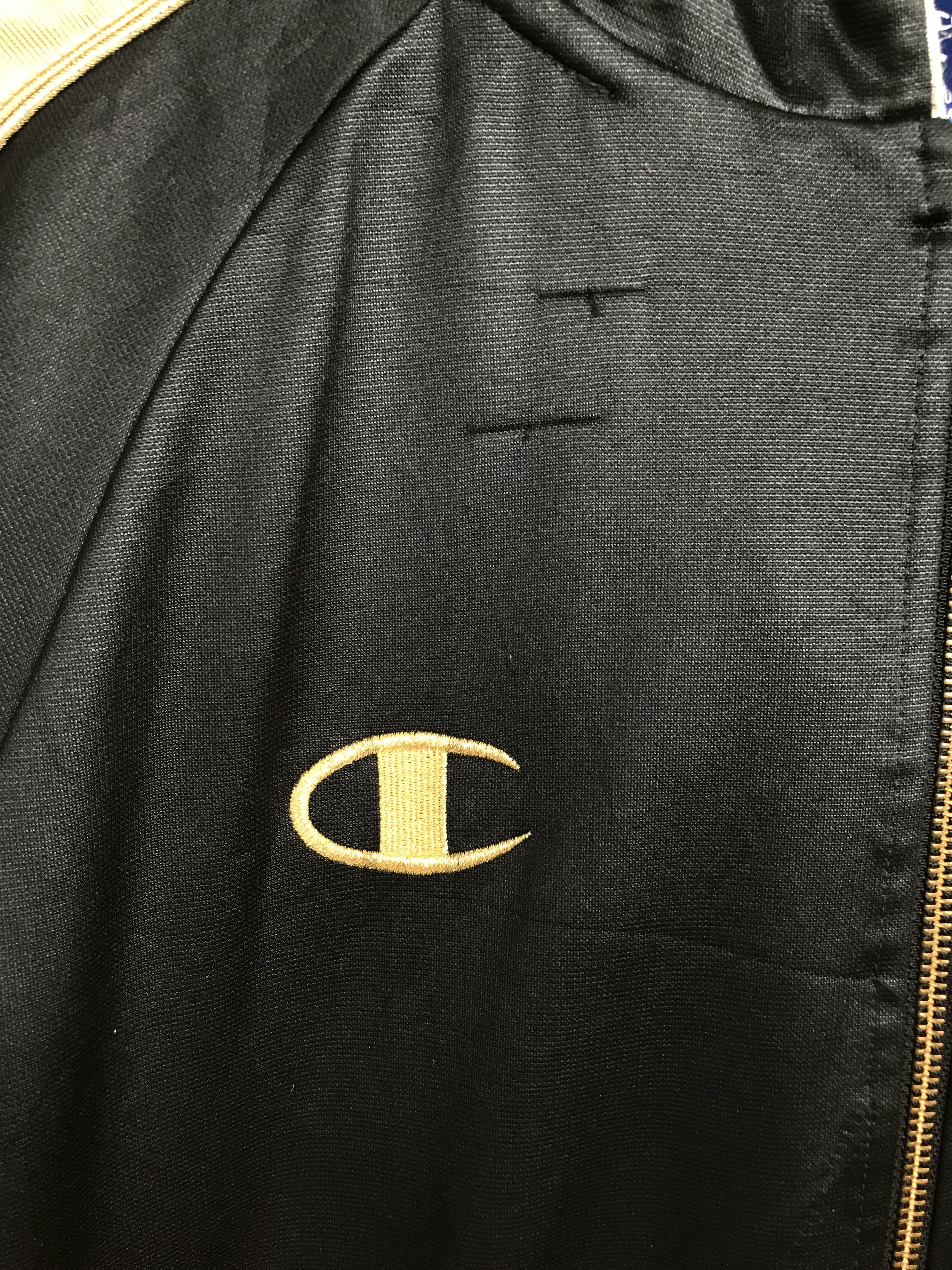 Champion × Vintage Vintage CHAMPION Gold Track Top Jacket Size US L / EU 52-54 / 3 - 2 Thumbnail