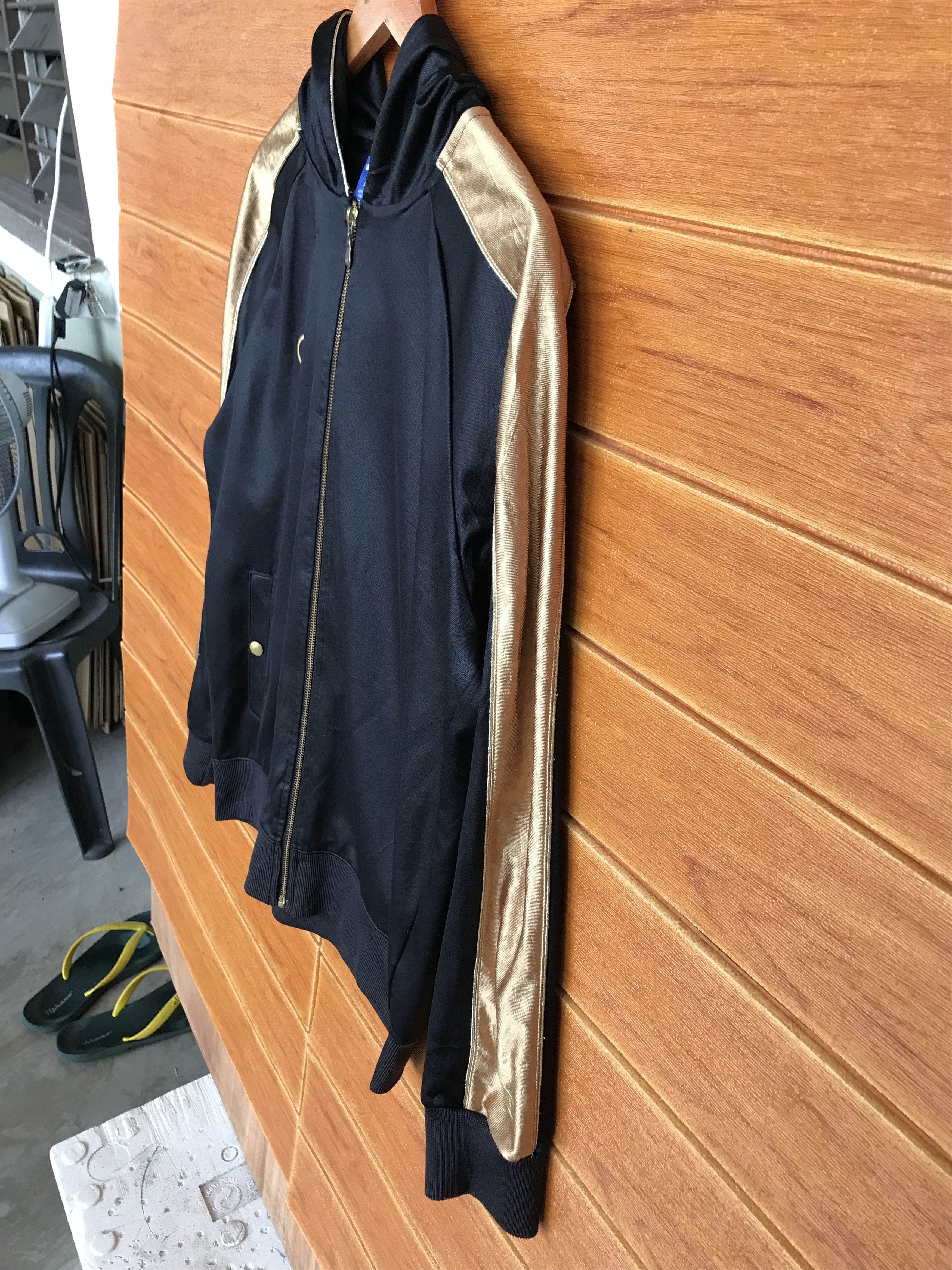 Champion × Vintage Vintage CHAMPION Gold Track Top Jacket Size US L / EU 52-54 / 3 - 4 Thumbnail