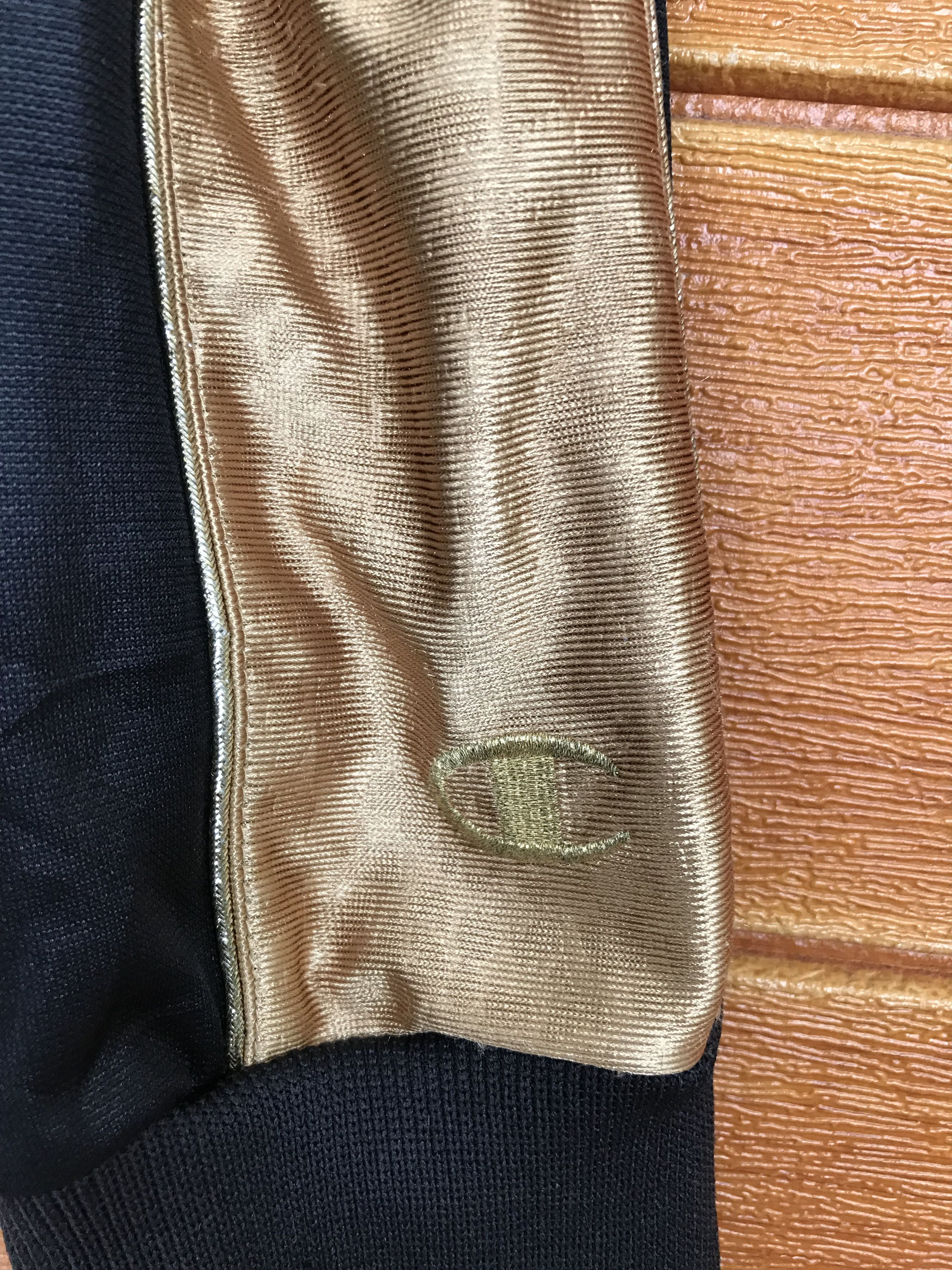 Champion × Vintage Vintage CHAMPION Gold Track Top Jacket Size US L / EU 52-54 / 3 - 6 Thumbnail