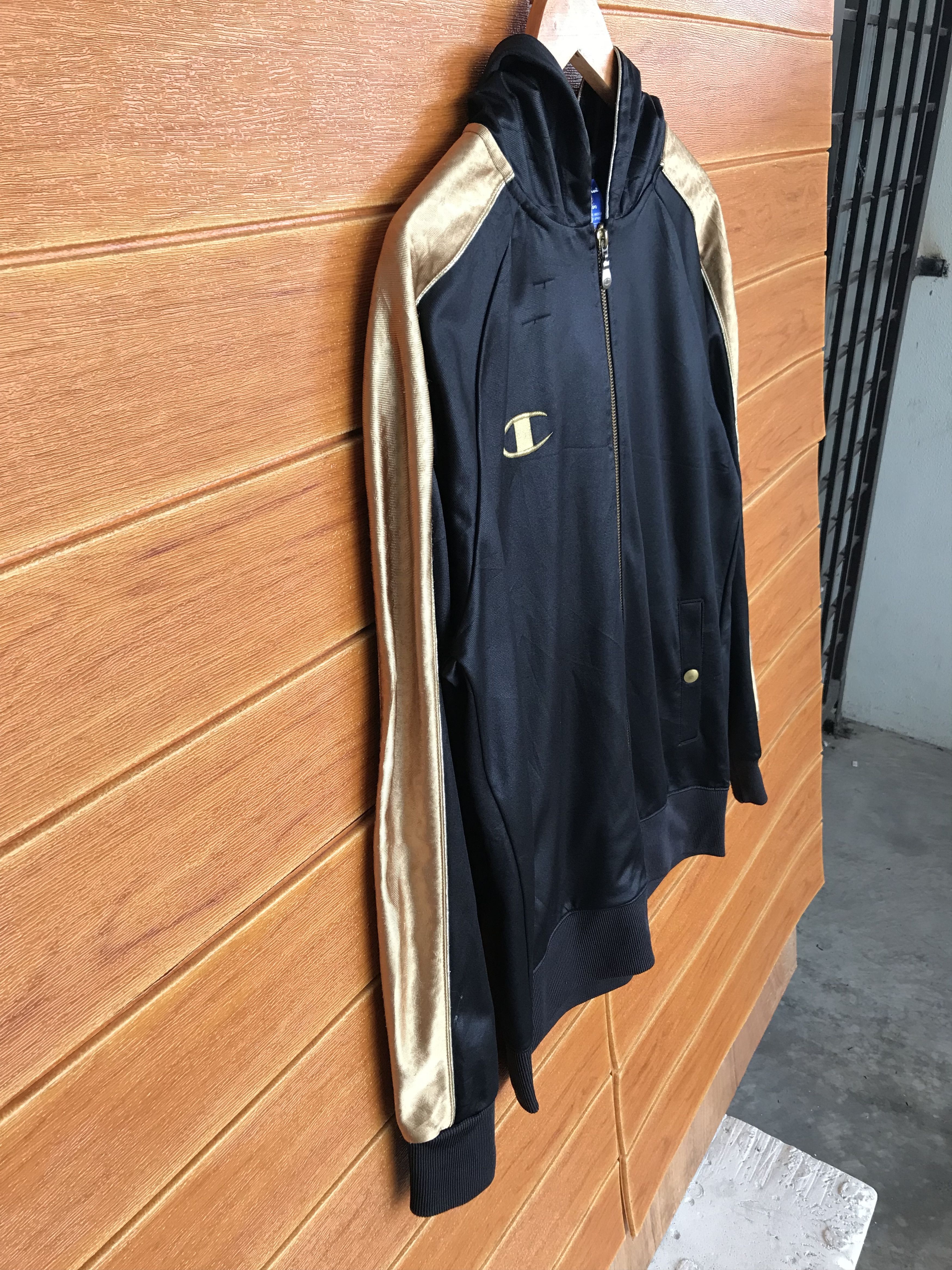 Champion × Vintage Vintage CHAMPION Gold Track Top Jacket Size US L / EU 52-54 / 3 - 5 Thumbnail