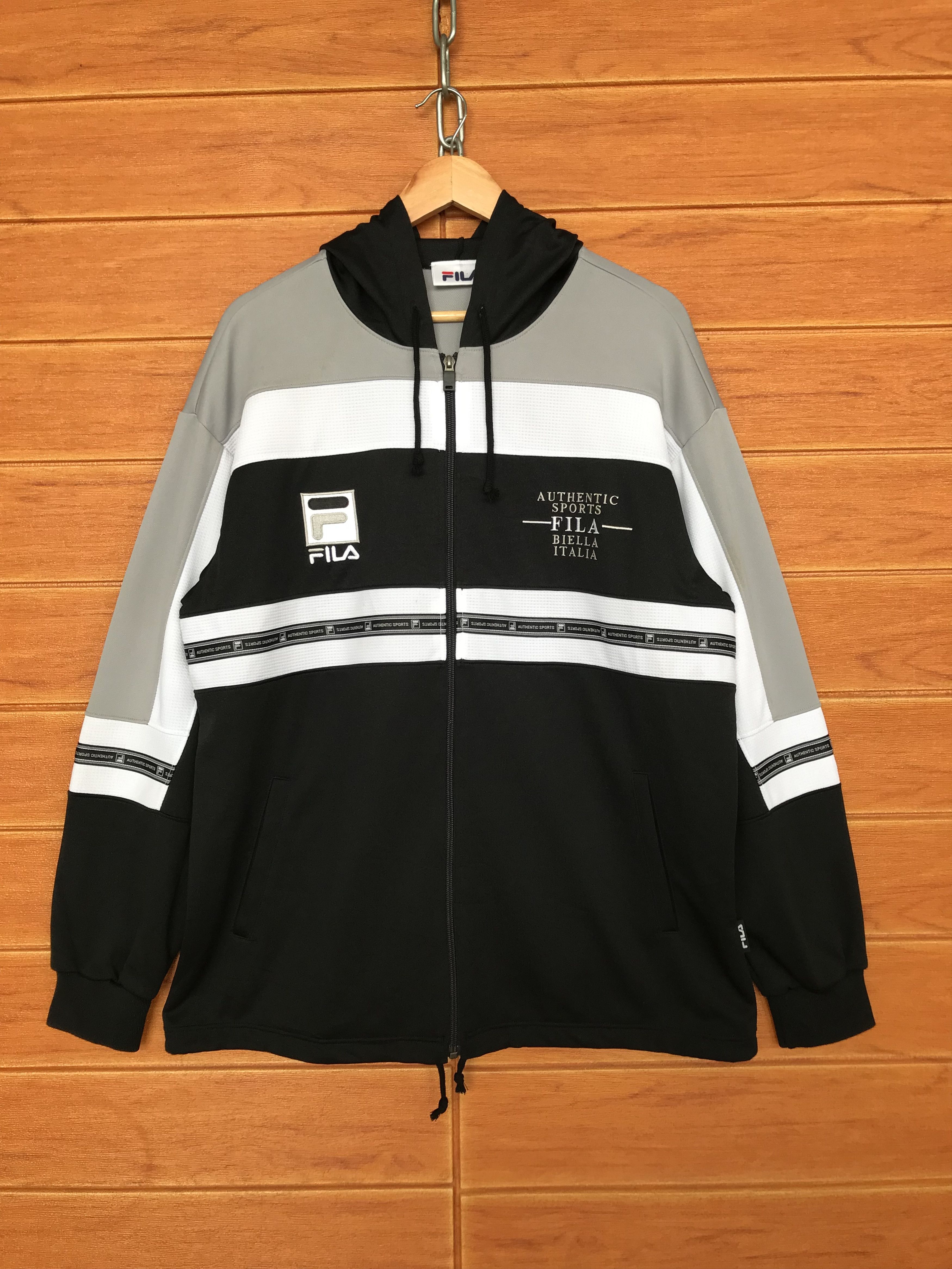 Fila × Vintage Vintage FILA Track Top Jacket Size US L / EU 52-54 / 3 - 1 Thumbnail