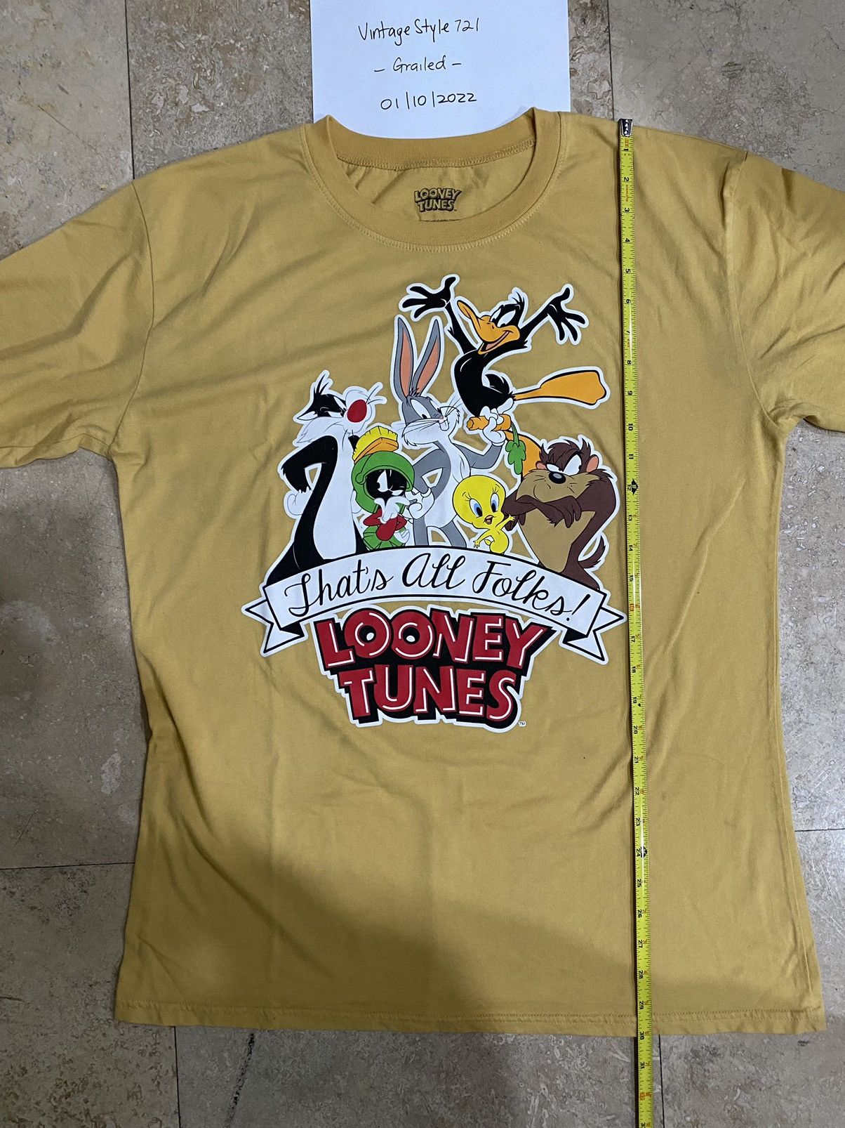 Vintage Looney Tunes “That’s all folks” Size US L / EU 52-54 / 3 - 5 Thumbnail