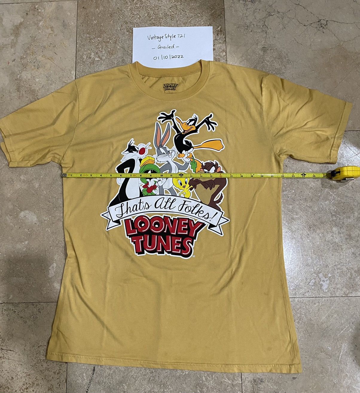 Vintage Looney Tunes “That’s all folks” Size US L / EU 52-54 / 3 - 4 Thumbnail