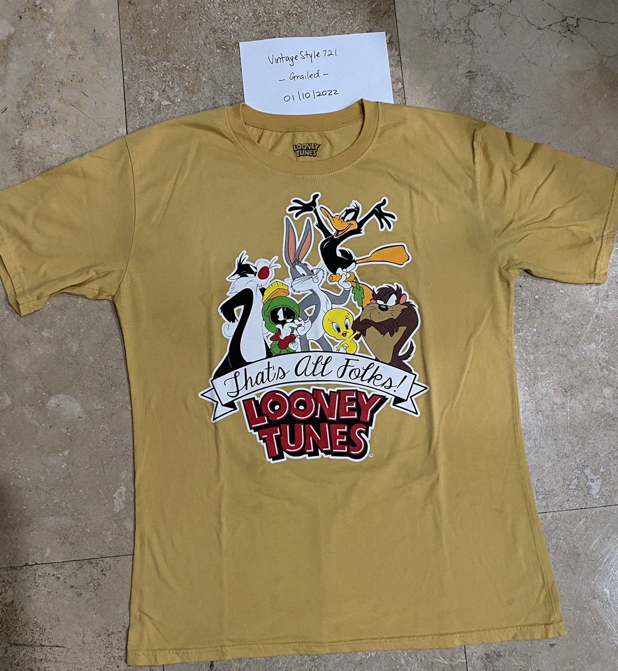 Vintage Looney Tunes “That’s all folks” Size US L / EU 52-54 / 3 - 2 Thumbnail