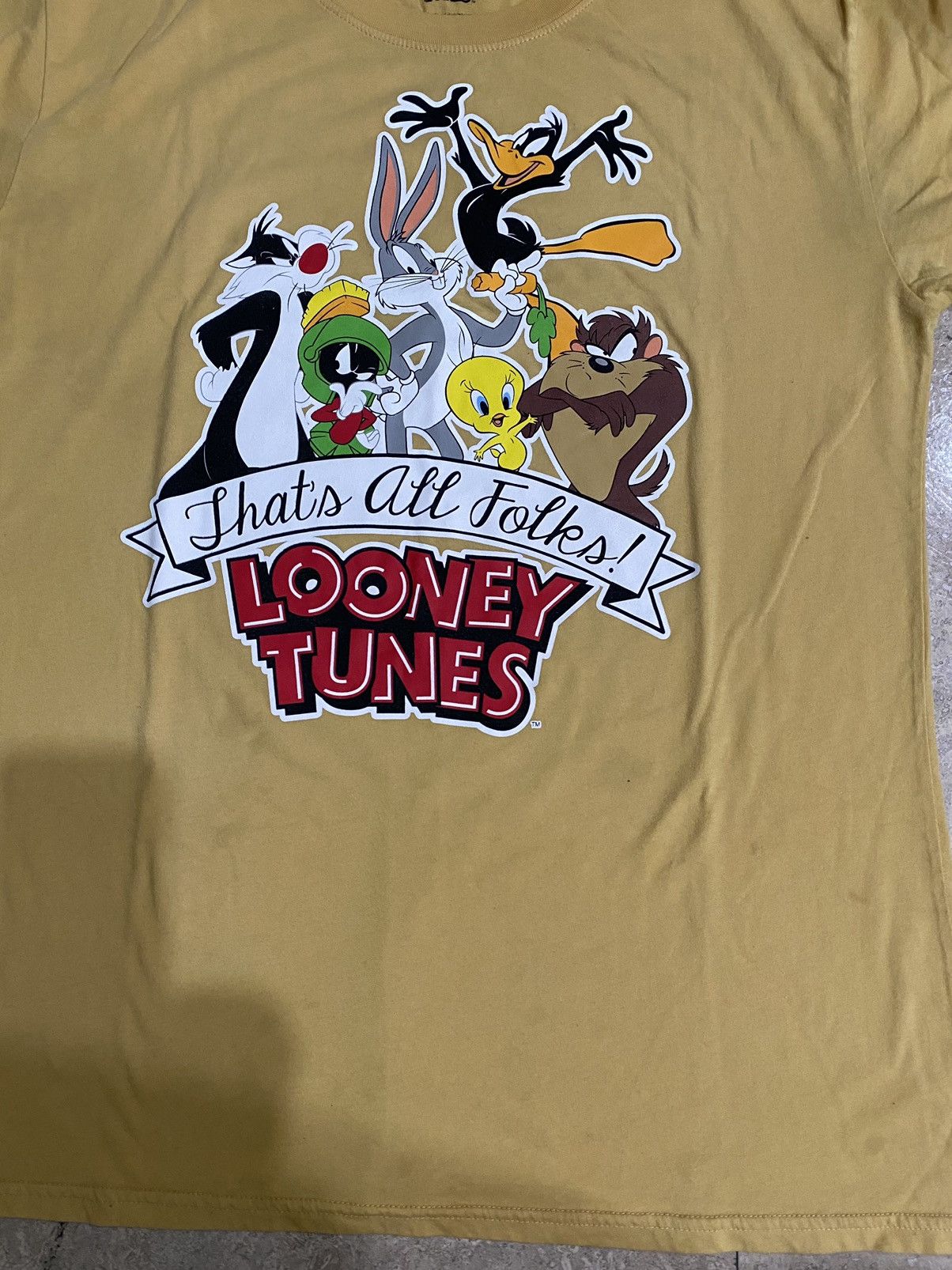 Vintage Looney Tunes “That’s all folks” Size US L / EU 52-54 / 3 - 6 Thumbnail