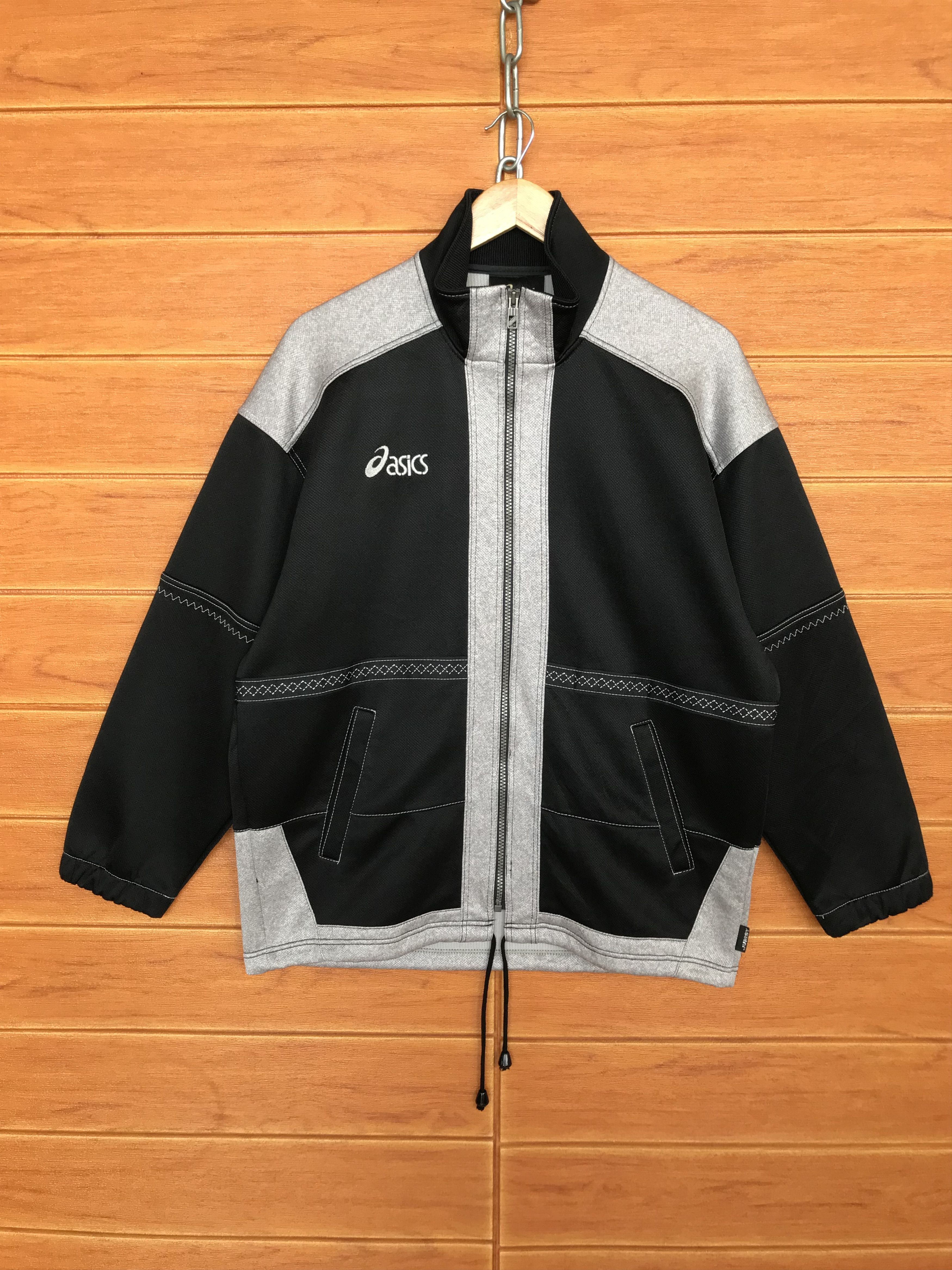 Asics Vintage 90s ASICS Oversize Track Top Jacket Size US S / EU 44-46 / 1 - 1 Thumbnail