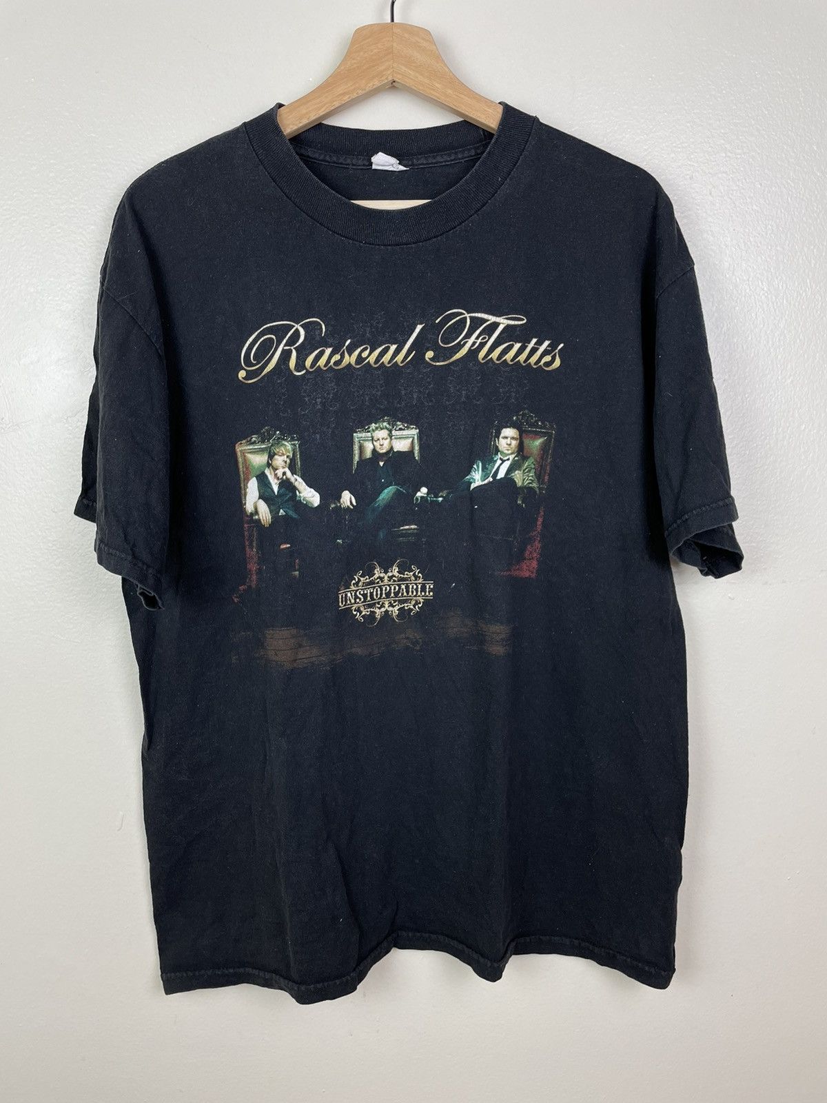 Vintage Vintage Rascal Flatts Band T Unstoppable Tour Concert Promo ...