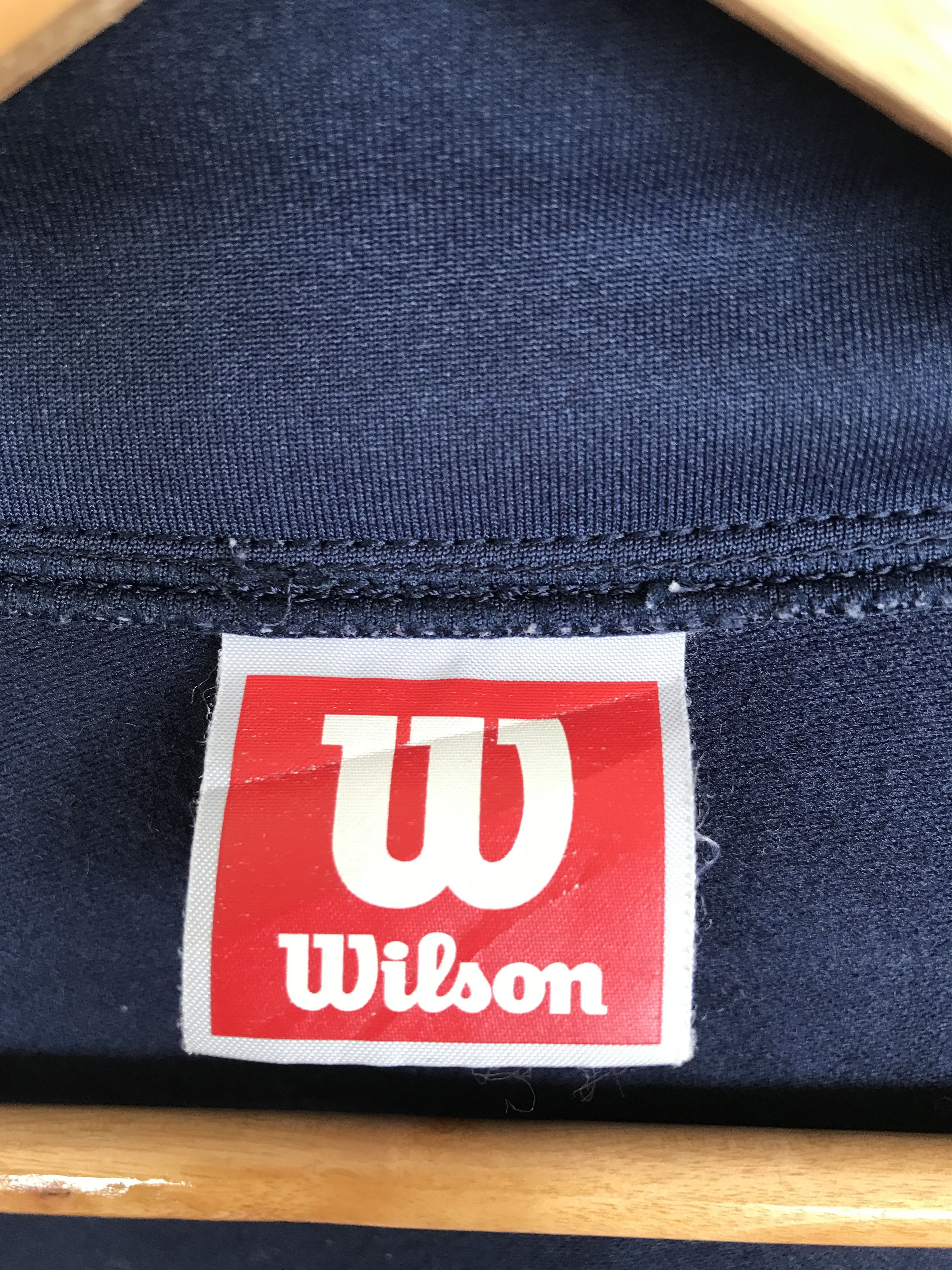 Vintage × Wilson Vintage 90s WILSON Side Tape Track Top Ladies Jacket Size US M / EU 48-50 / 2 - 14 Thumbnail