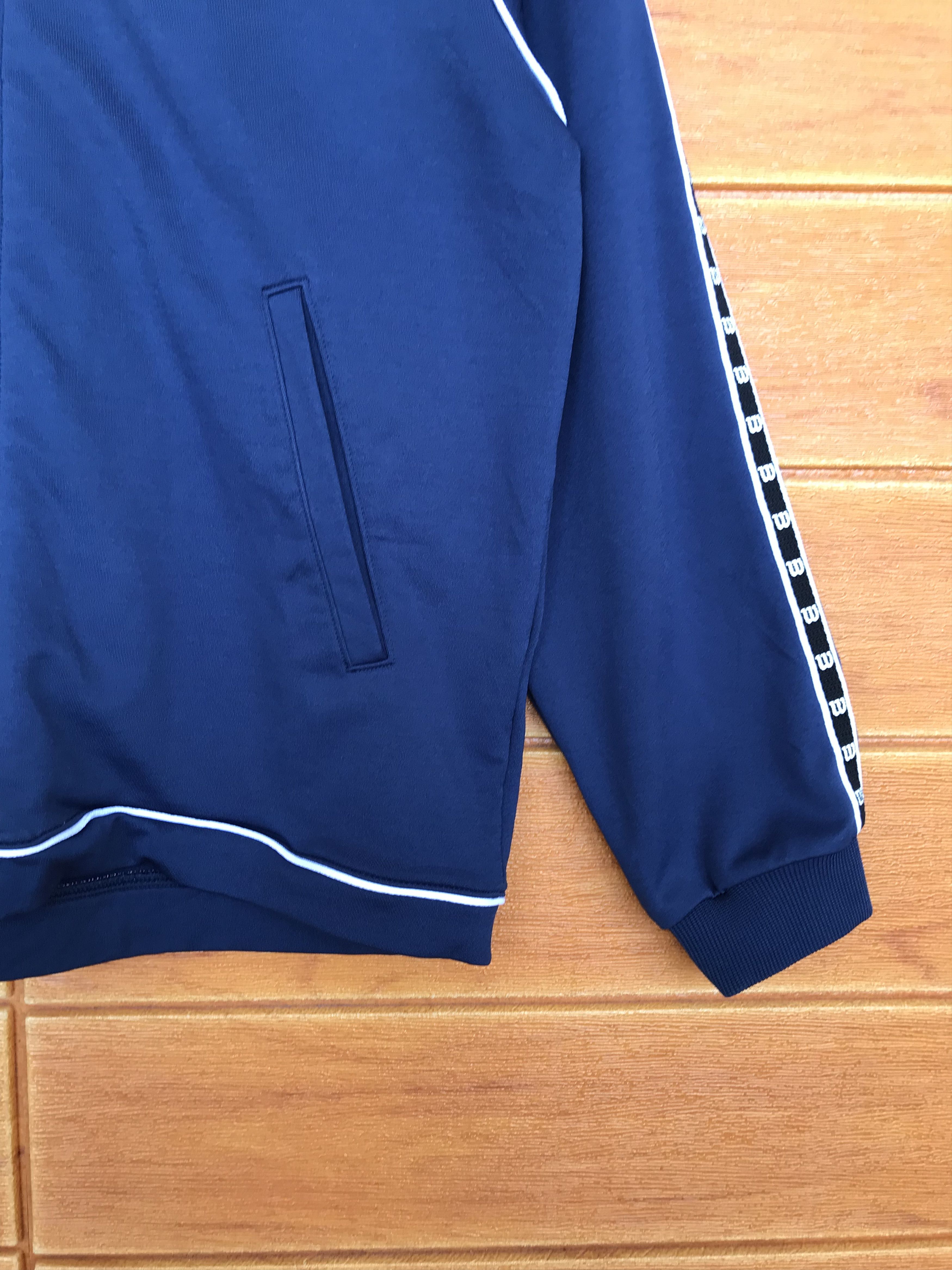 Vintage × Wilson Vintage 90s WILSON Side Tape Track Top Ladies Jacket Size US M / EU 48-50 / 2 - 7 Thumbnail