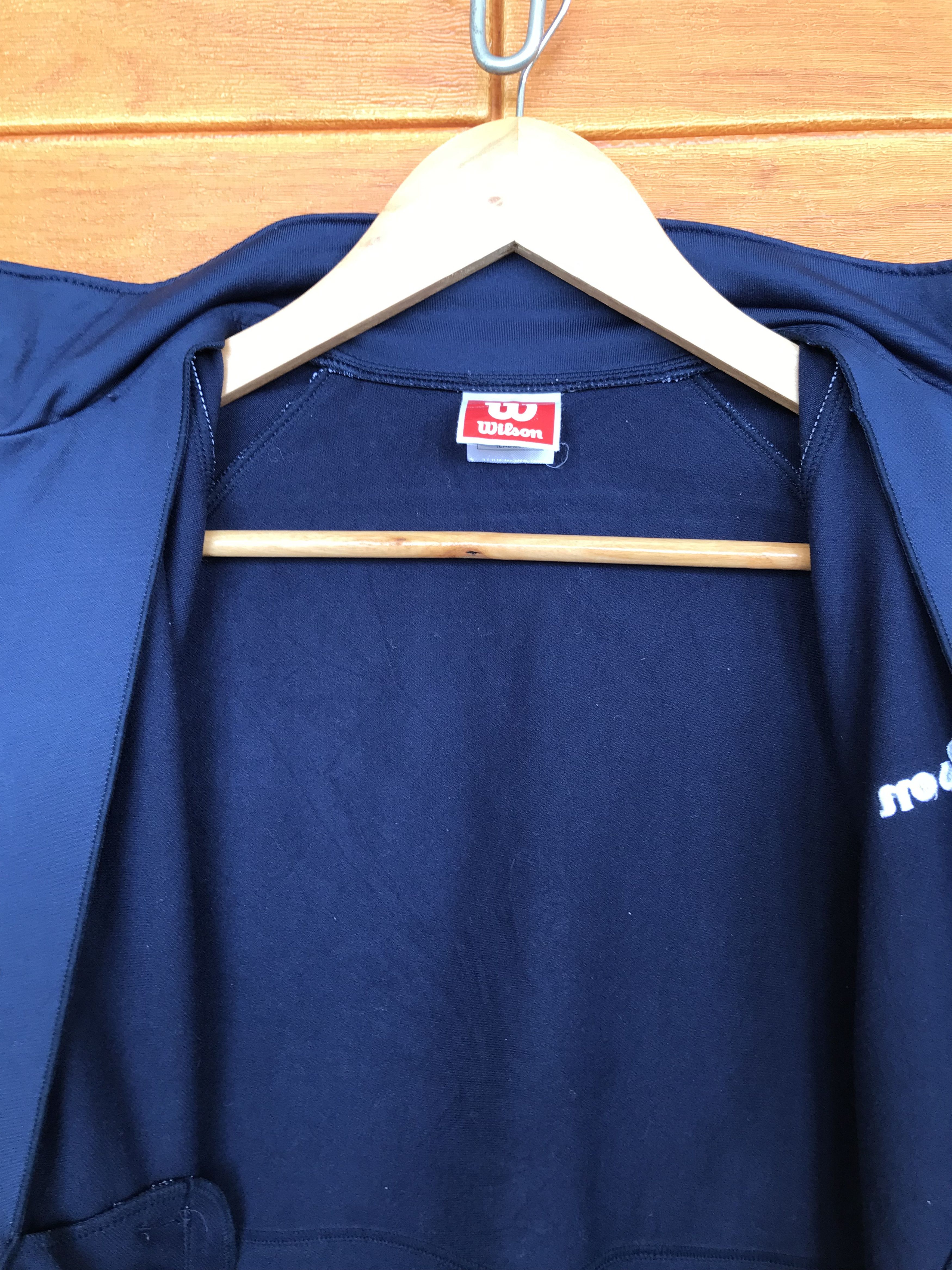 Vintage × Wilson Vintage 90s WILSON Side Tape Track Top Ladies Jacket Size US M / EU 48-50 / 2 - 13 Thumbnail