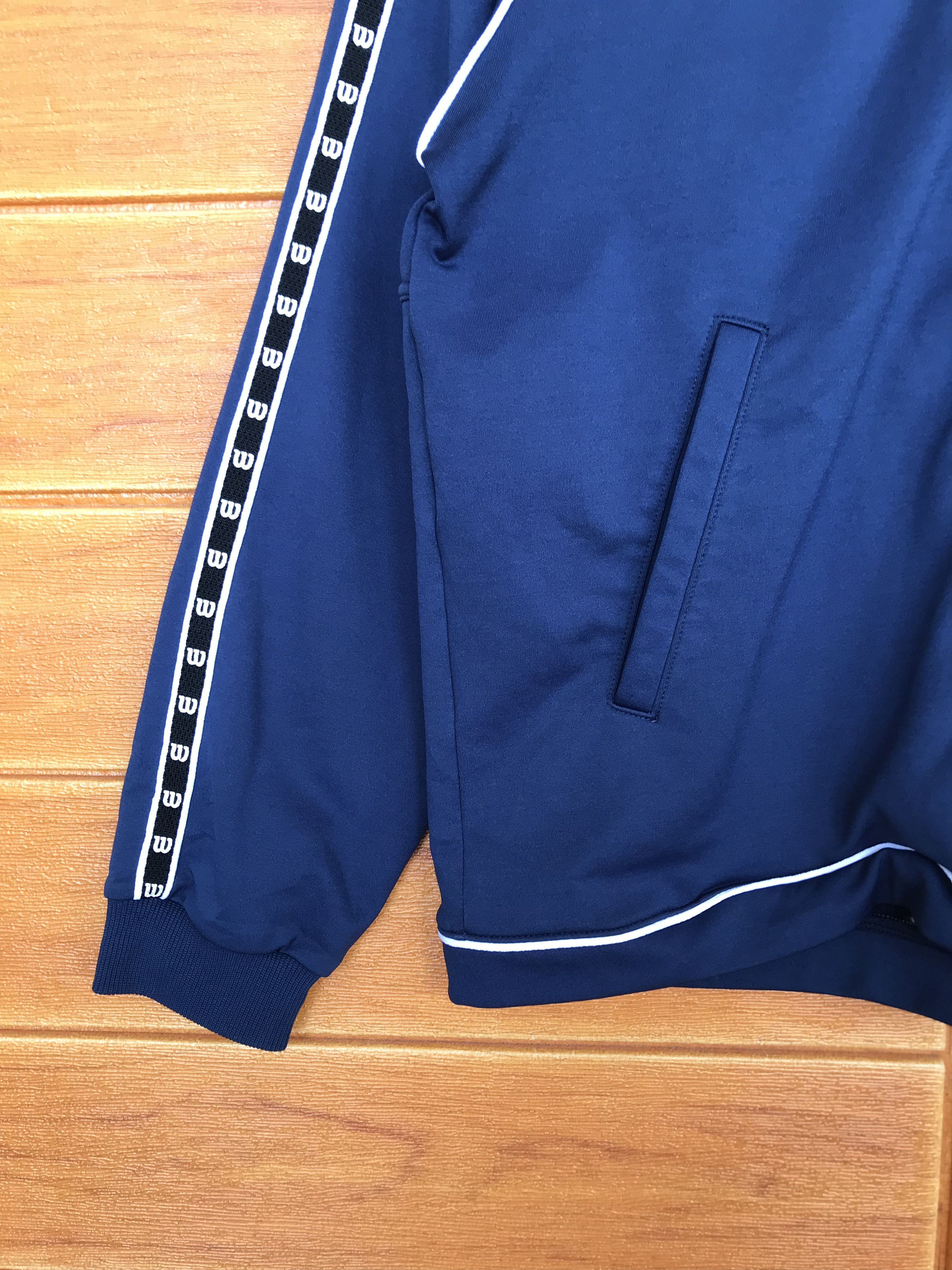Vintage × Wilson Vintage 90s WILSON Side Tape Track Top Ladies Jacket Size US M / EU 48-50 / 2 - 6 Thumbnail