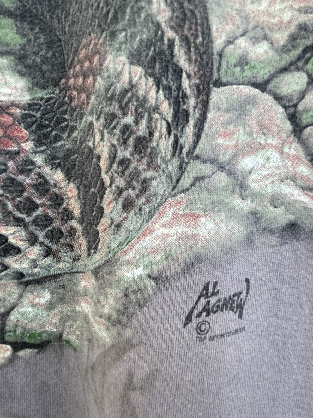 Vintage snake big print