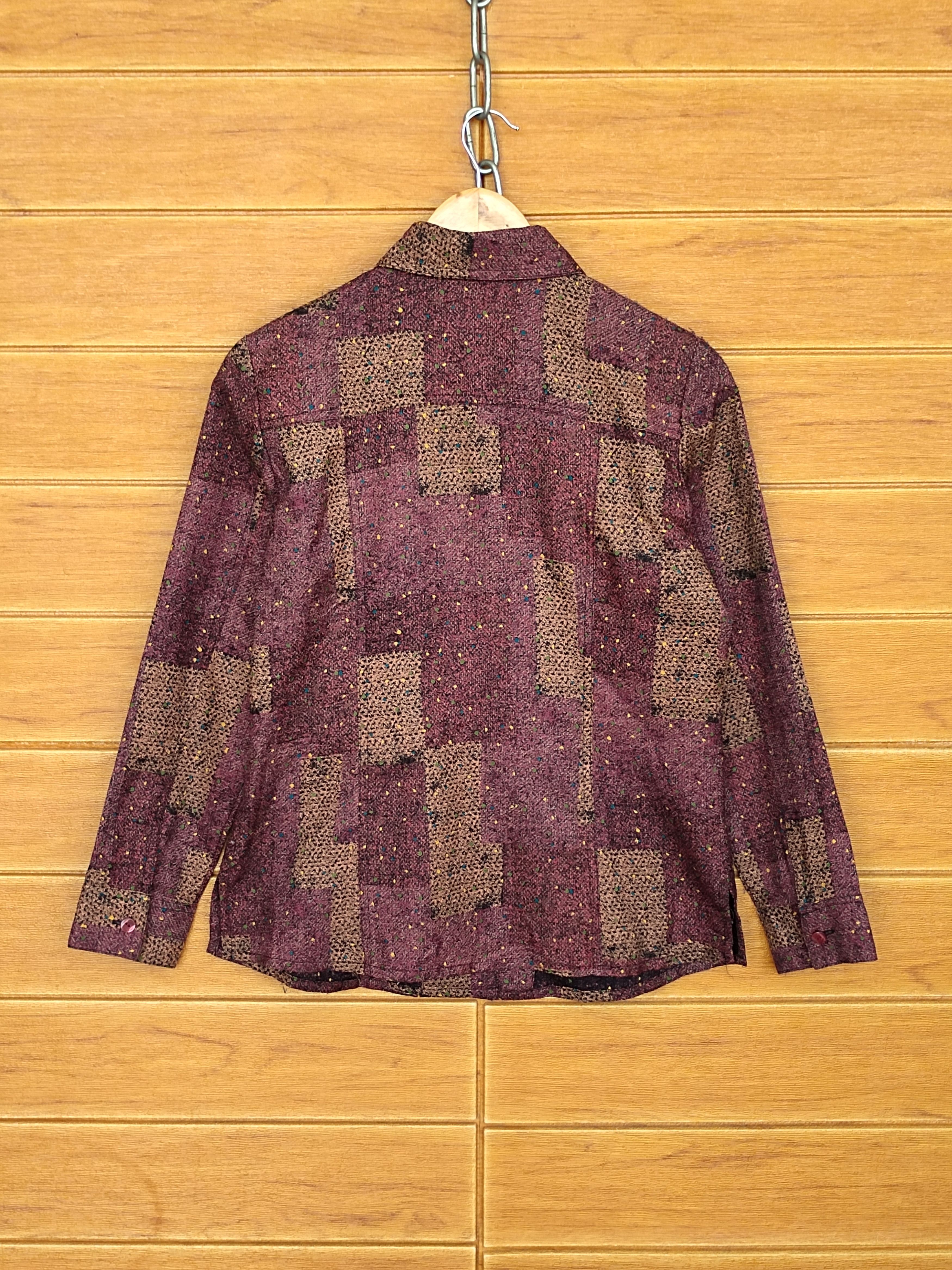 Longchamp Vintage LONGCHAMP Abstract Art Women Shirt Size M / US 6-8 / IT 42-44 - 7 Thumbnail