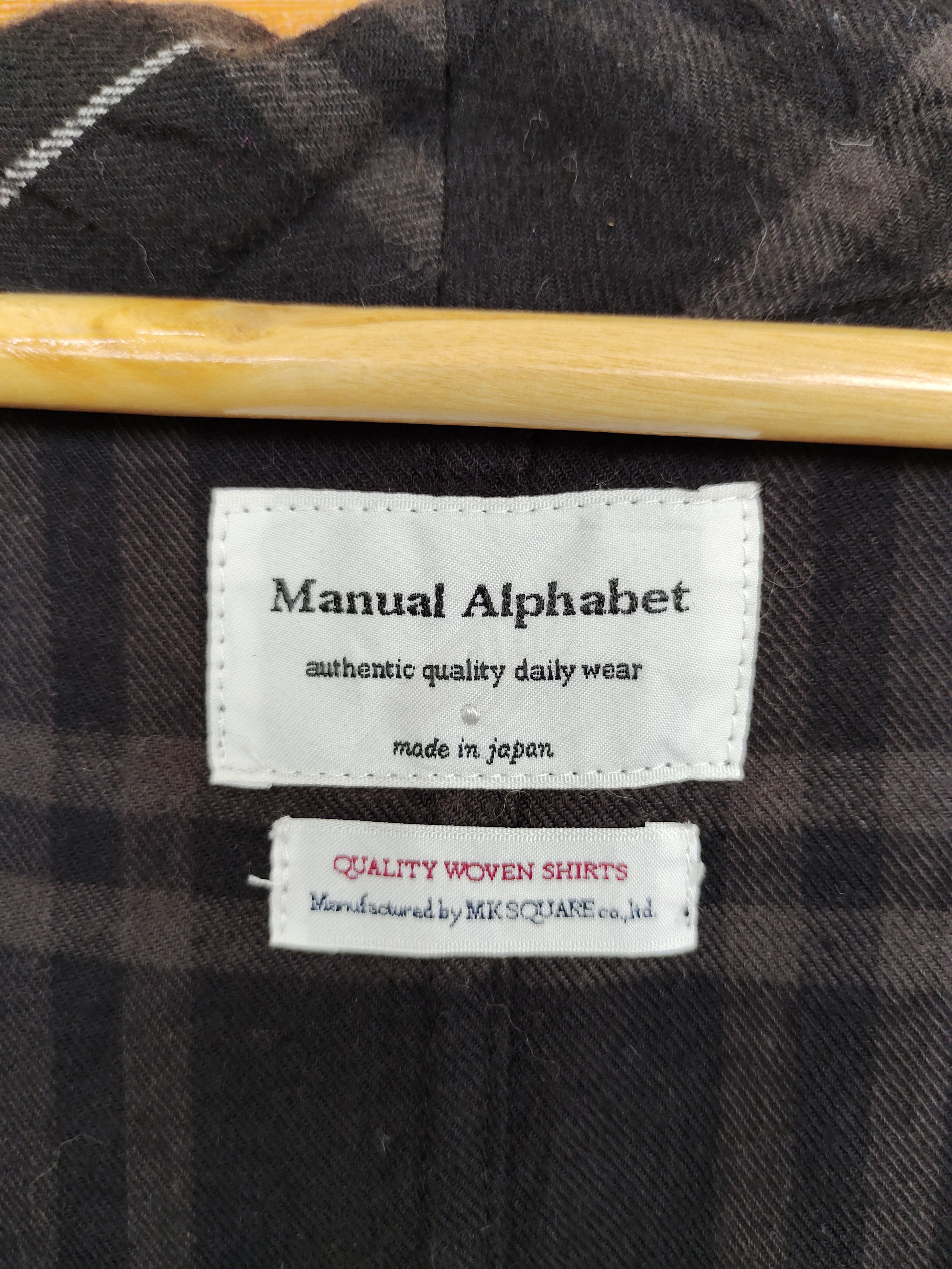 Manual Alphabet Made In Japan MANUAL ALPHABET Checkered Oversize Shirt Size US M / EU 48-50 / 2 - 10 Thumbnail