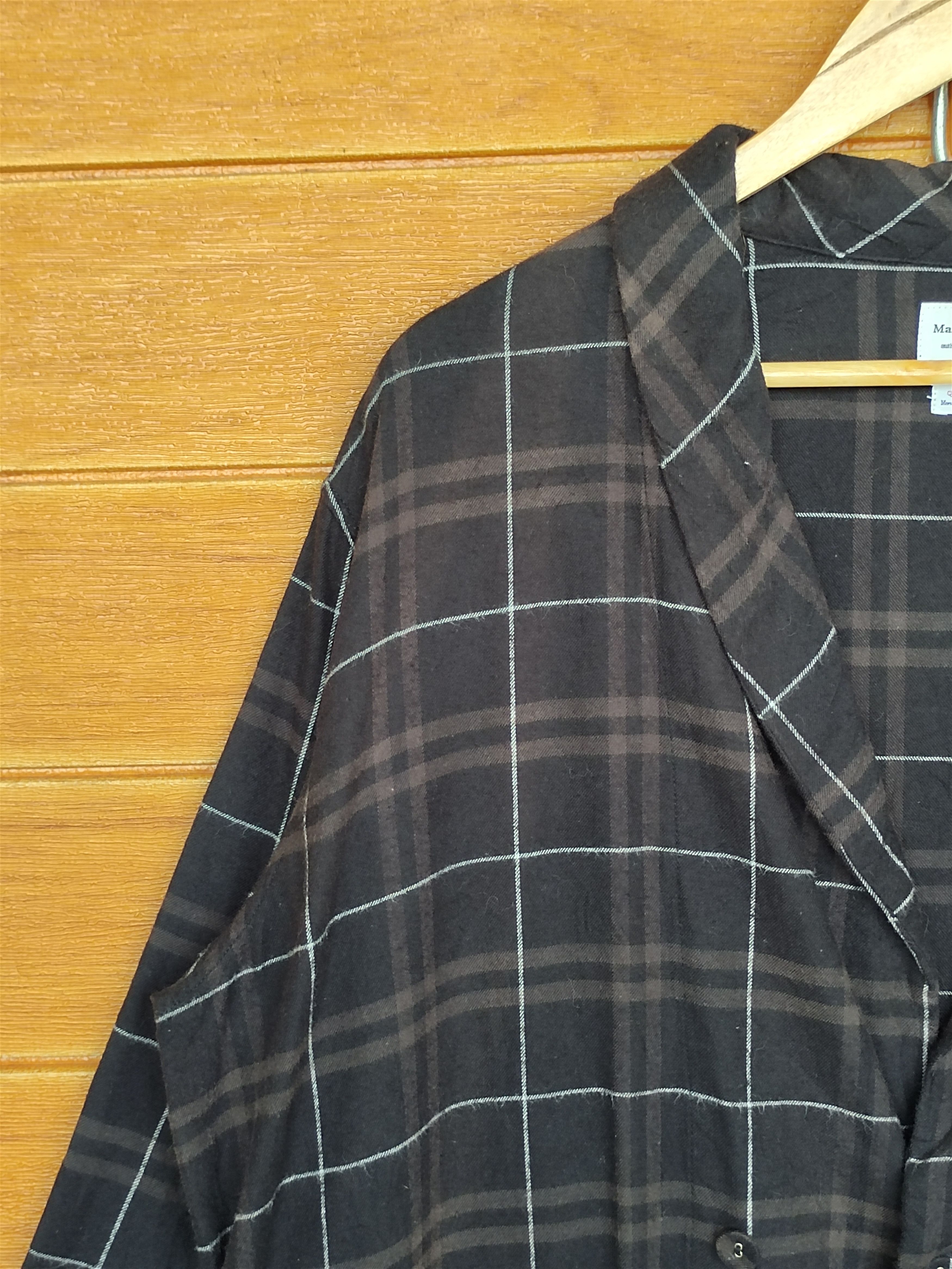 Manual Alphabet Made In Japan MANUAL ALPHABET Checkered Oversize Shirt Size US M / EU 48-50 / 2 - 4 Thumbnail