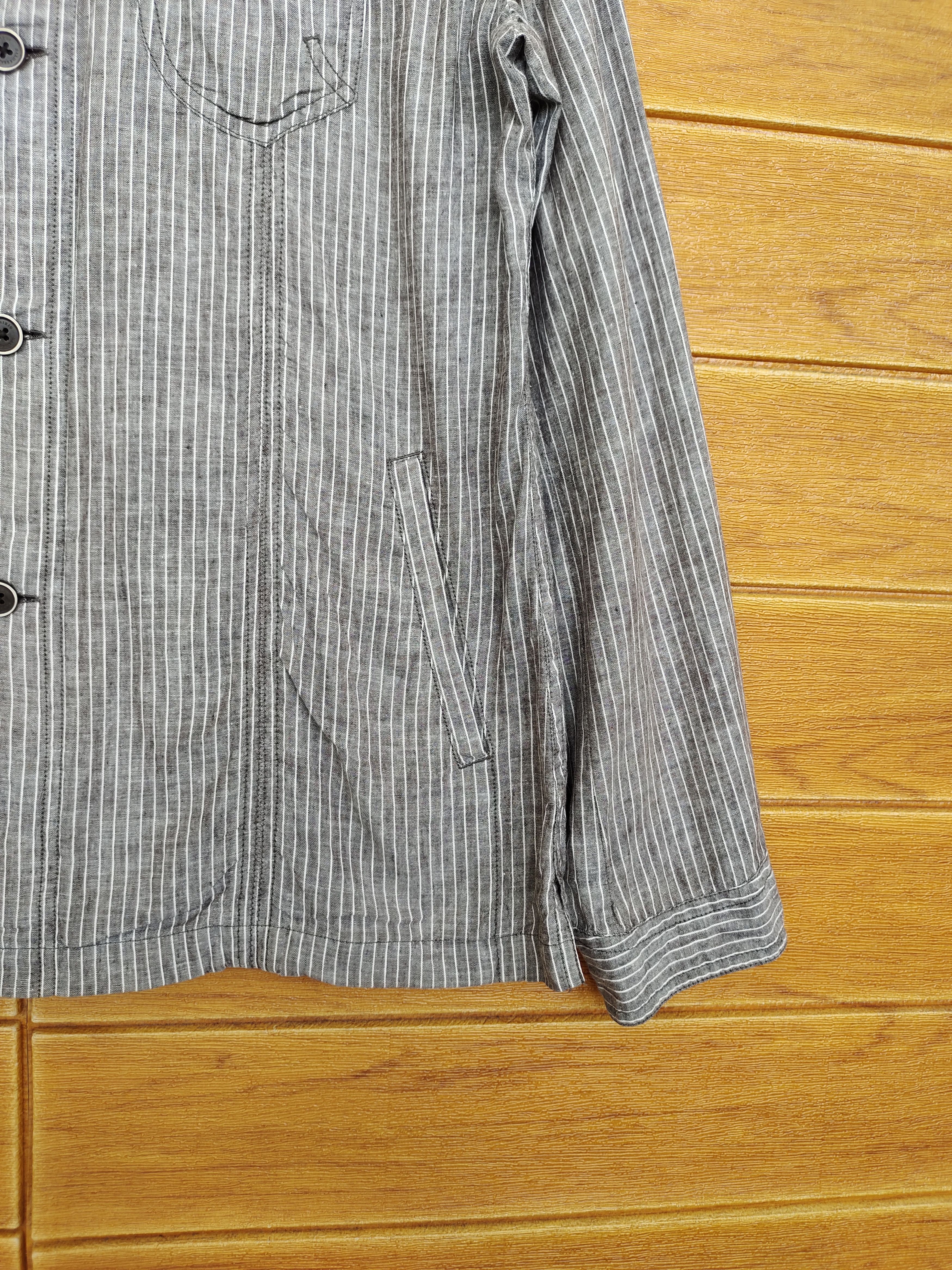 Designer × Maurizio Baldassari MAURIZIO BALDASSARI Milano 5 Pockets Striped Shirt Size US M / EU 48-50 / 2 - 6 Thumbnail