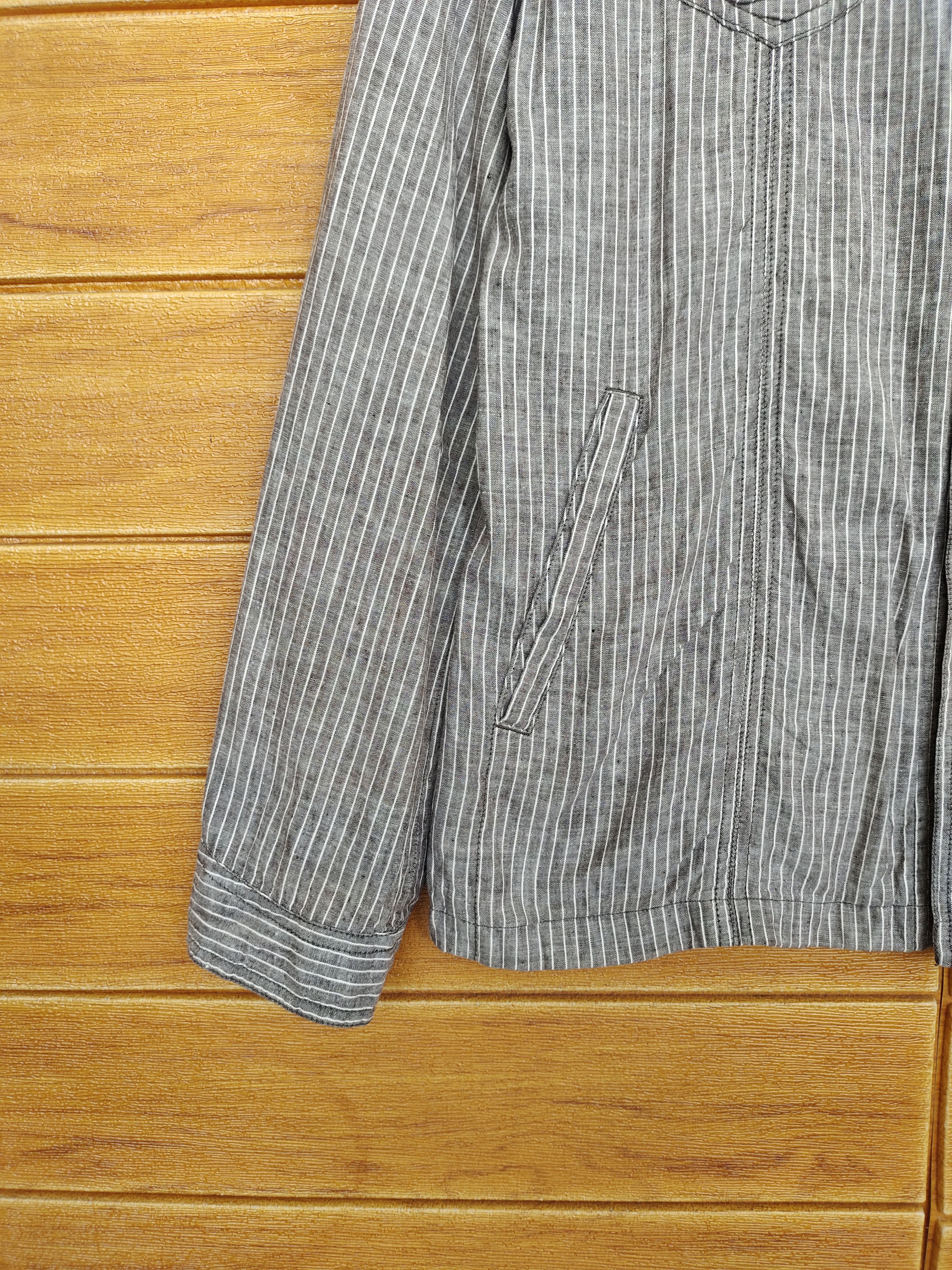 Designer × Maurizio Baldassari MAURIZIO BALDASSARI Milano 5 Pockets Striped Shirt Size US M / EU 48-50 / 2 - 5 Thumbnail