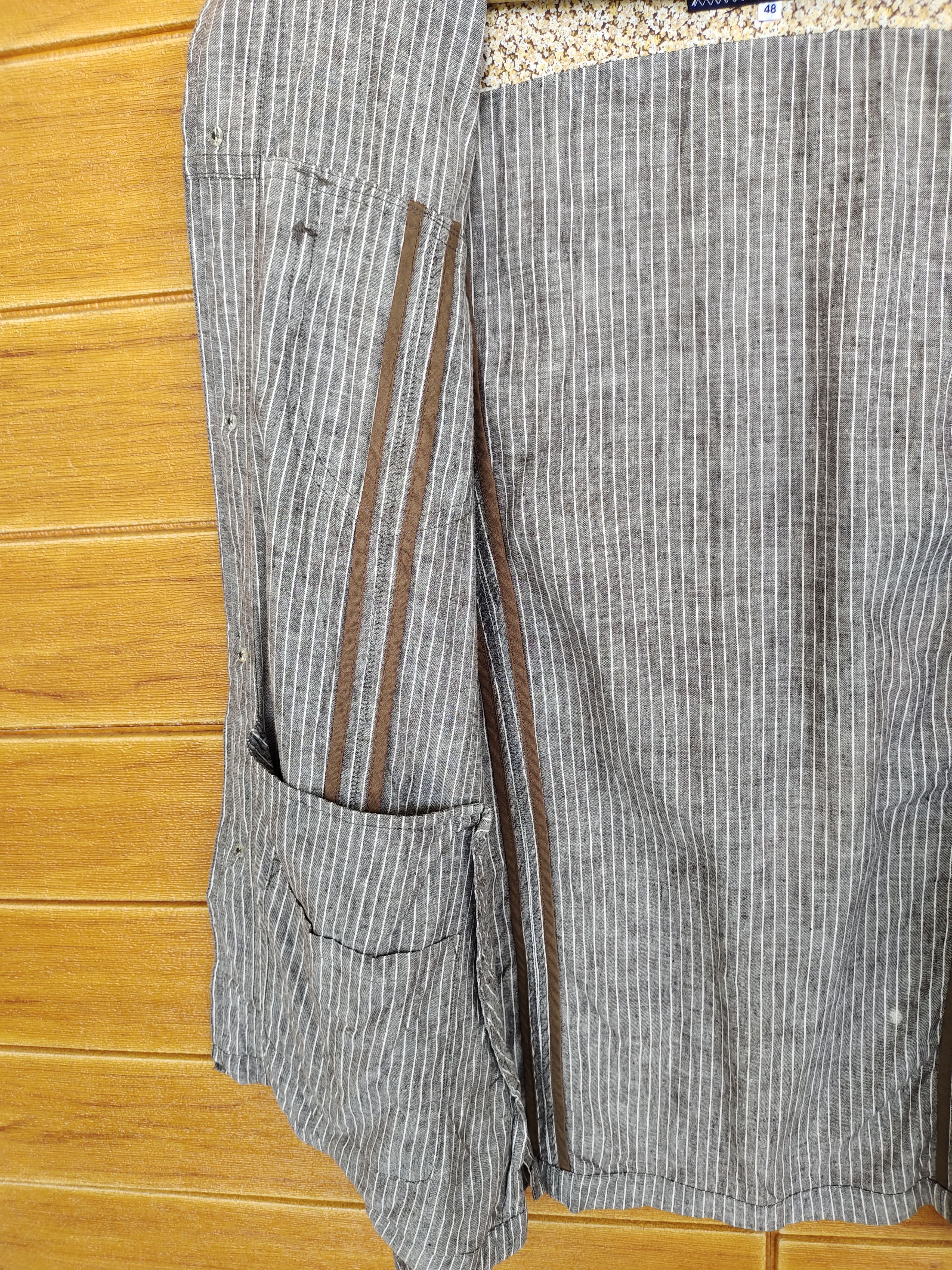 Designer × Maurizio Baldassari MAURIZIO BALDASSARI Milano 5 Pockets Striped Shirt Size US M / EU 48-50 / 2 - 13 Thumbnail