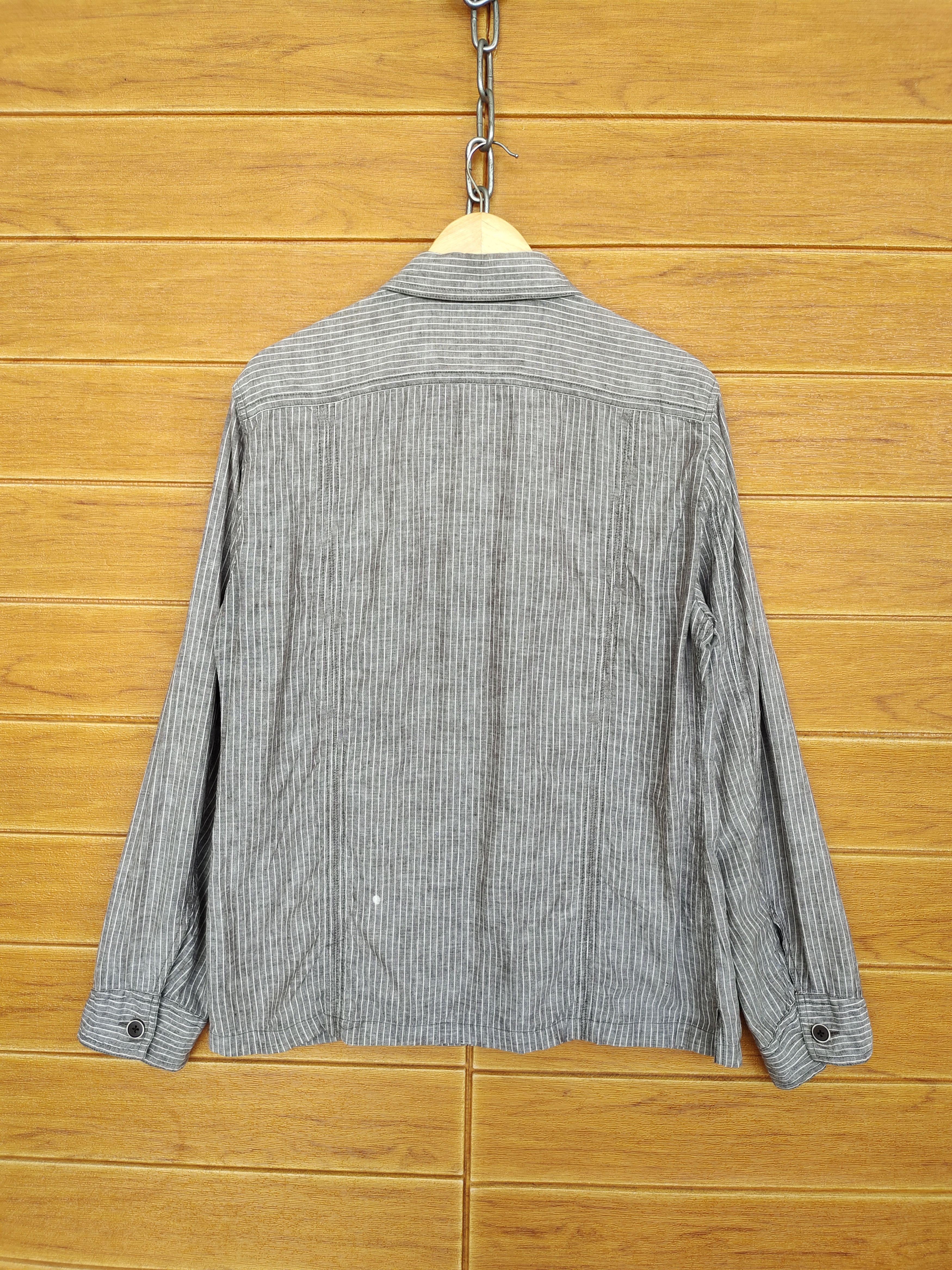 Designer × Maurizio Baldassari MAURIZIO BALDASSARI Milano 5 Pockets Striped Shirt Size US M / EU 48-50 / 2 - 7 Thumbnail
