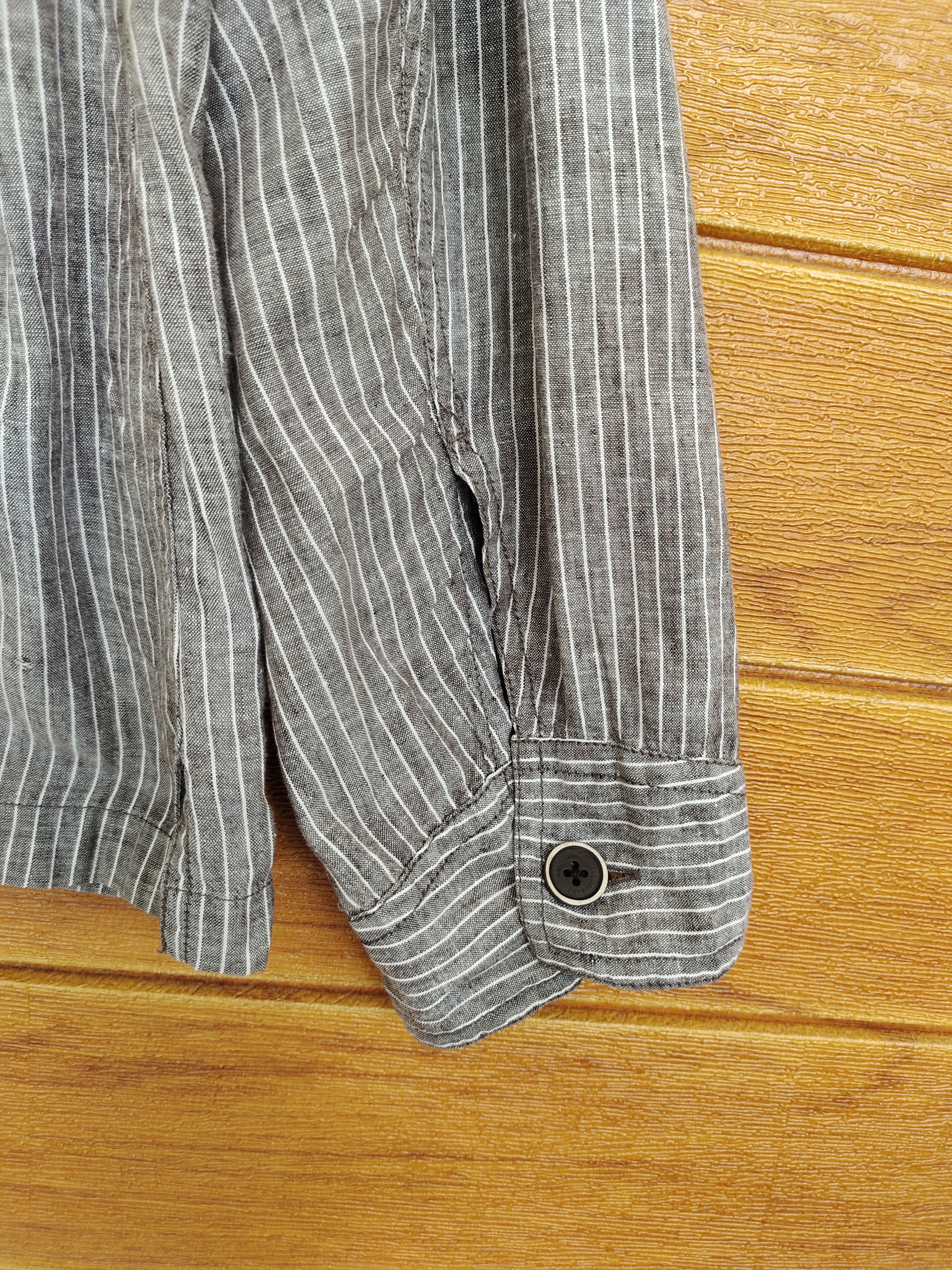 Designer × Maurizio Baldassari MAURIZIO BALDASSARI Milano 5 Pockets Striped Shirt Size US M / EU 48-50 / 2 - 9 Thumbnail