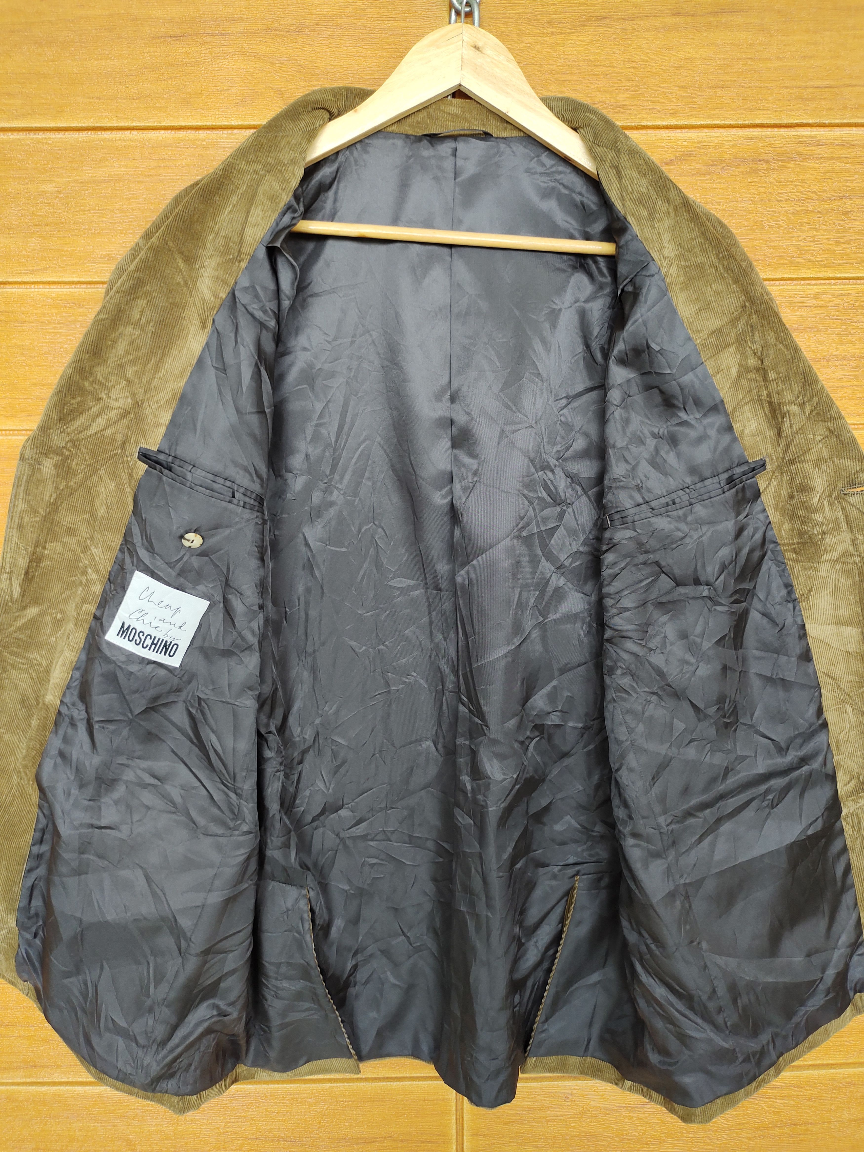Moschino MOSCHINO Velvet Button Jacket Size US L / EU 52-54 / 3 - 9 Thumbnail