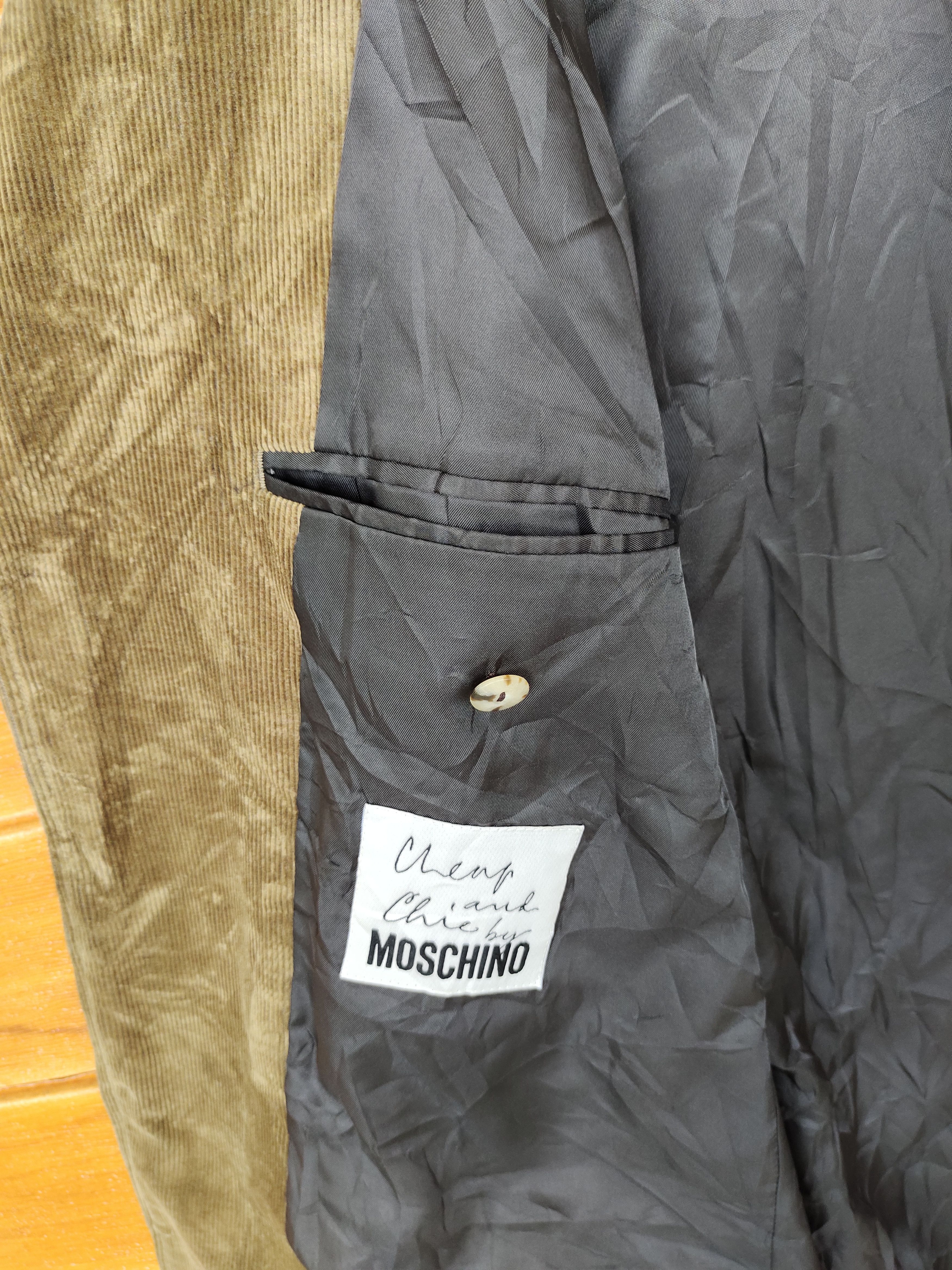 Moschino MOSCHINO Velvet Button Jacket Size US L / EU 52-54 / 3 - 12 Thumbnail
