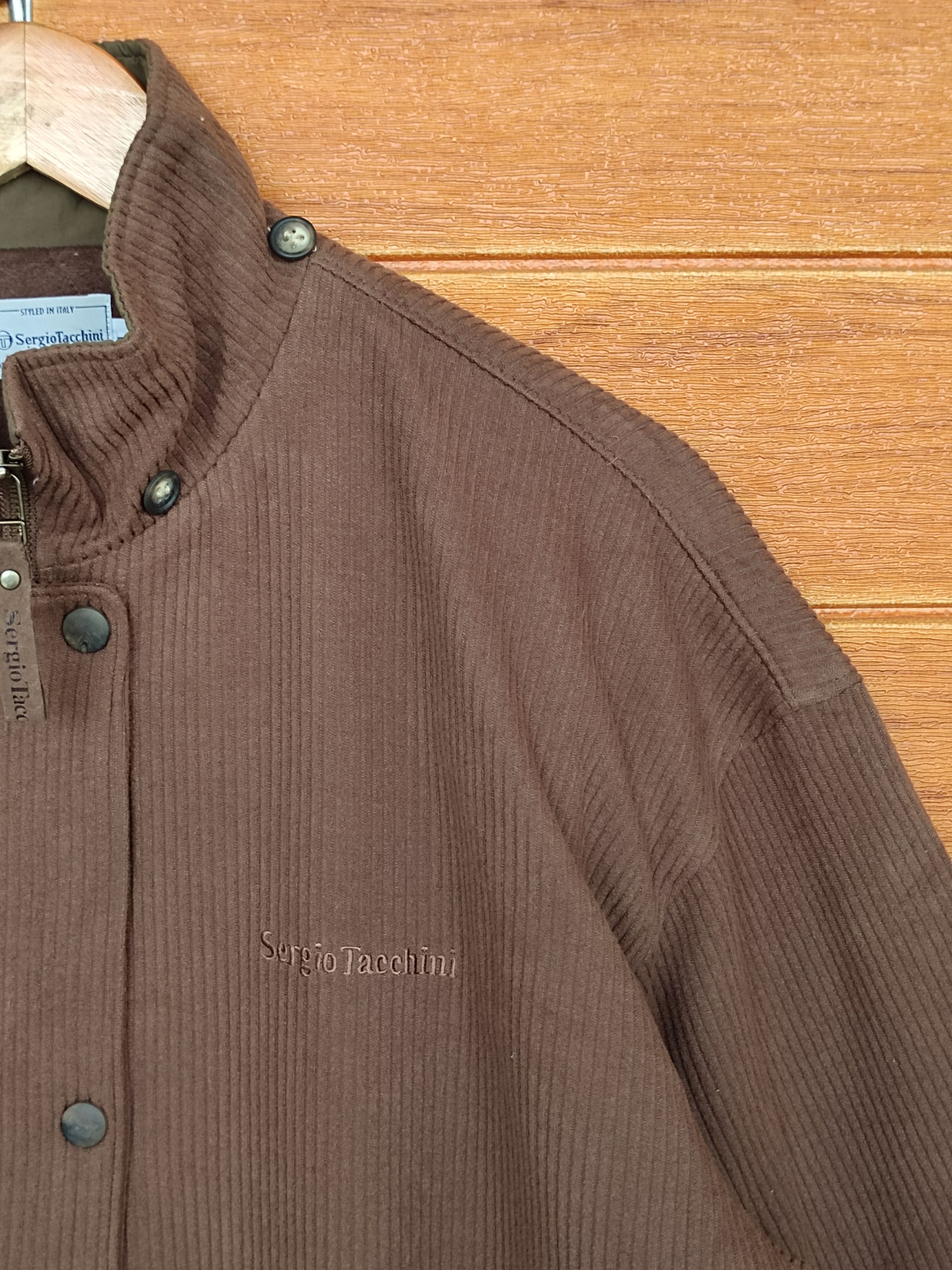 Sergio Tacchini × Vintage Vintage SERGIO TACCHINI Padded Jacket Size US L / EU 52-54 / 3 - 3 Thumbnail
