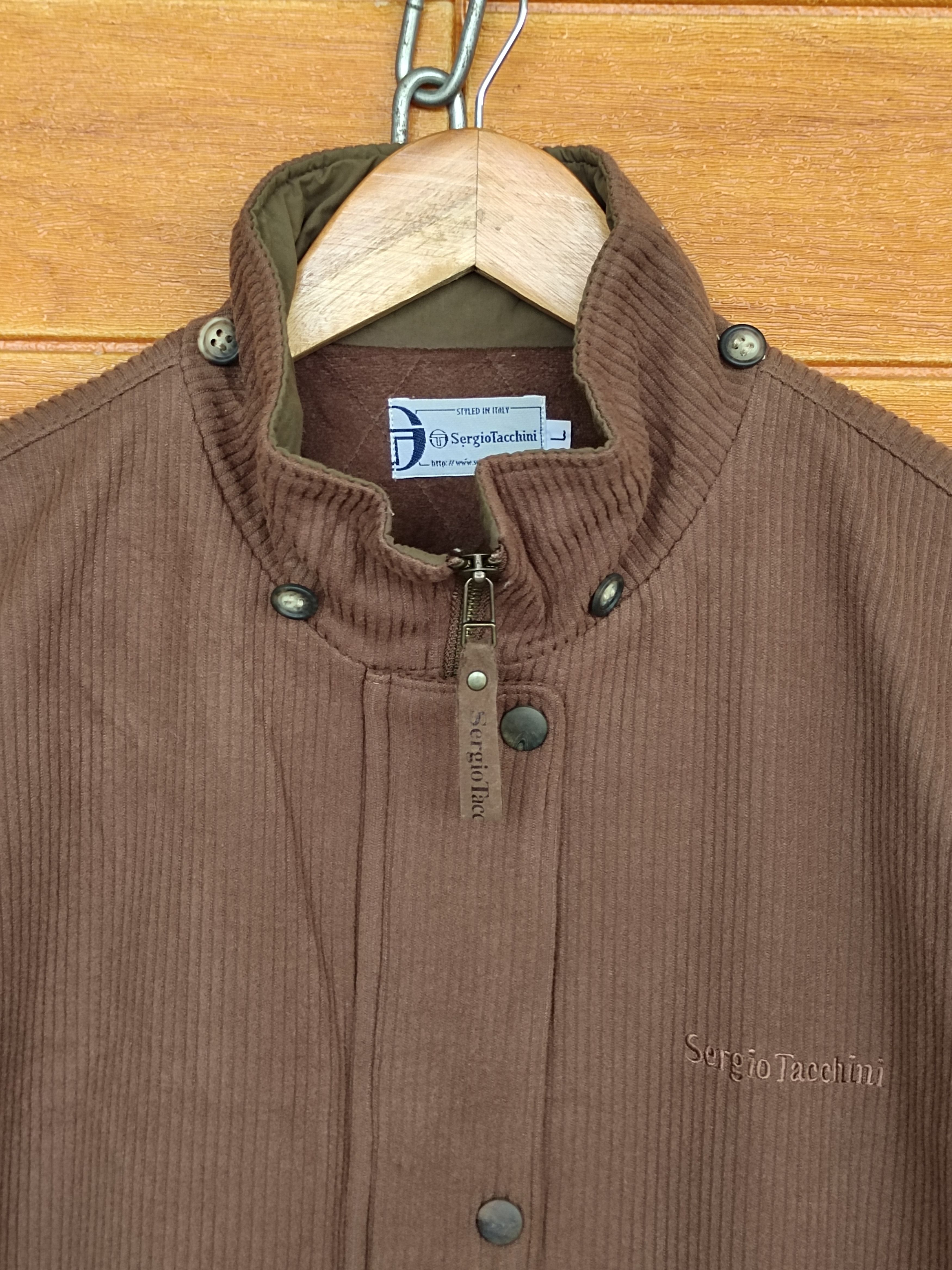 Sergio Tacchini × Vintage Vintage SERGIO TACCHINI Padded Jacket Size US L / EU 52-54 / 3 - 2 Thumbnail