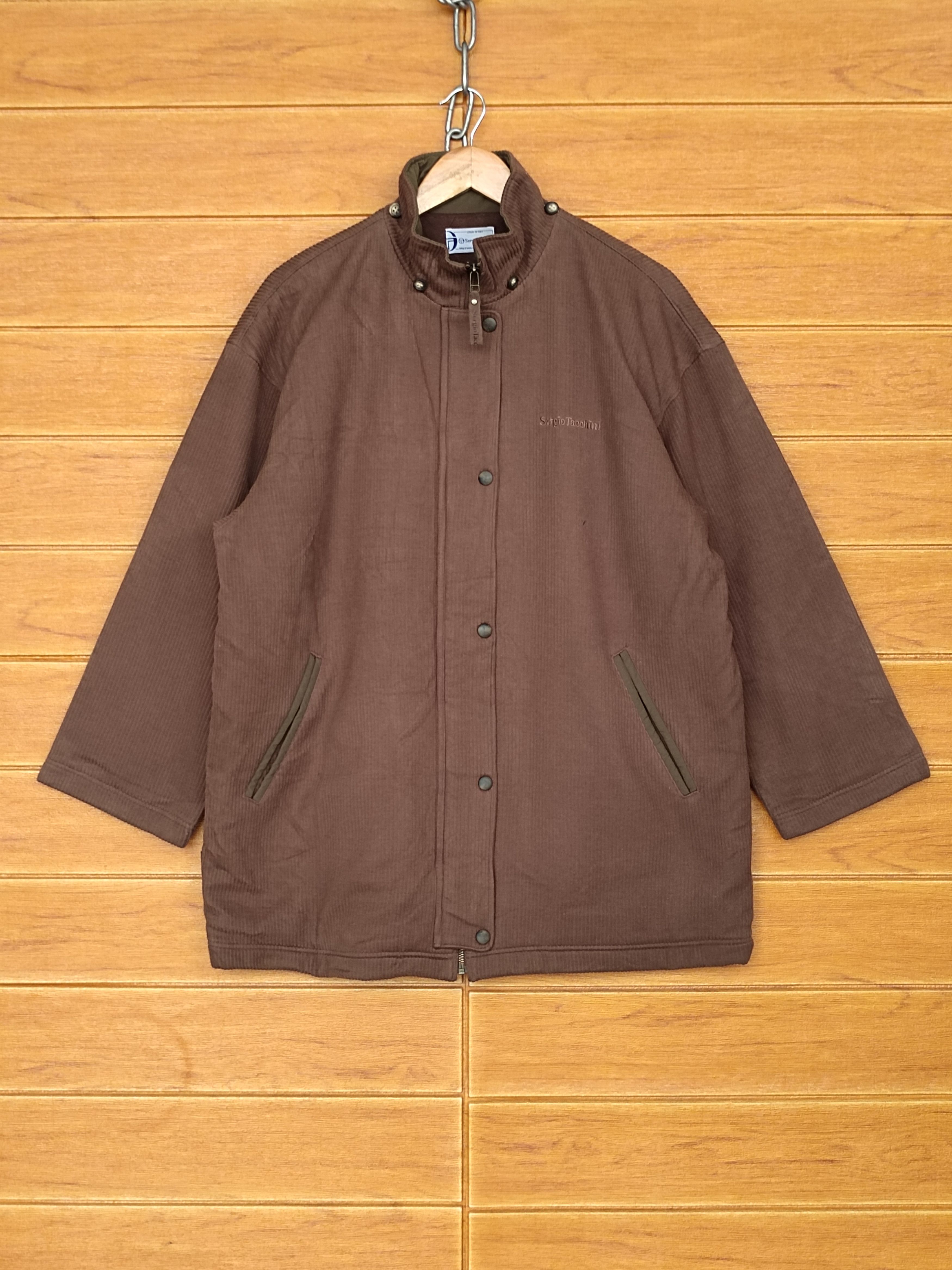 Sergio Tacchini × Vintage Vintage SERGIO TACCHINI Padded Jacket Size US L / EU 52-54 / 3 - 1 Thumbnail