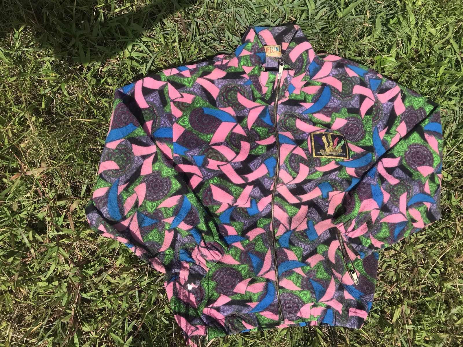 Japanese Brand Life line Full x Zipup Jacket. (GJ19) Size US M / EU 48-50 / 2 - 4 Thumbnail