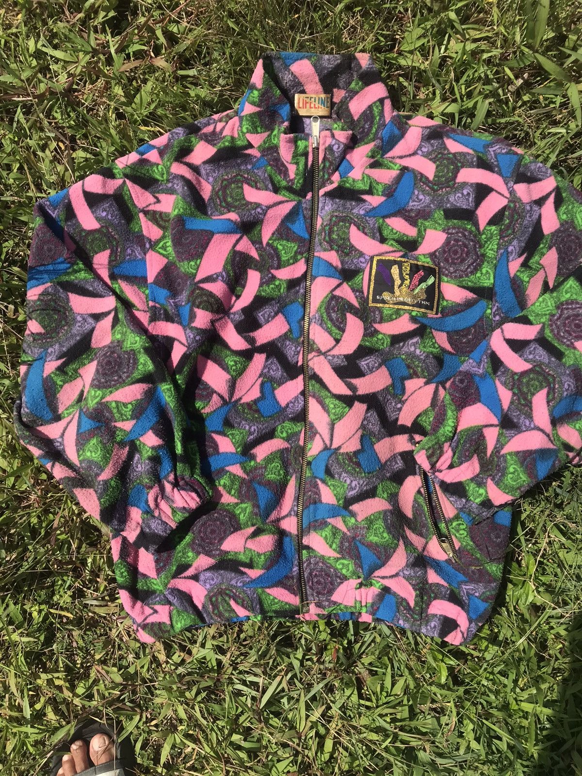 Japanese Brand Life line Full x Zipup Jacket. (GJ19) Size US M / EU 48-50 / 2 - 5 Thumbnail