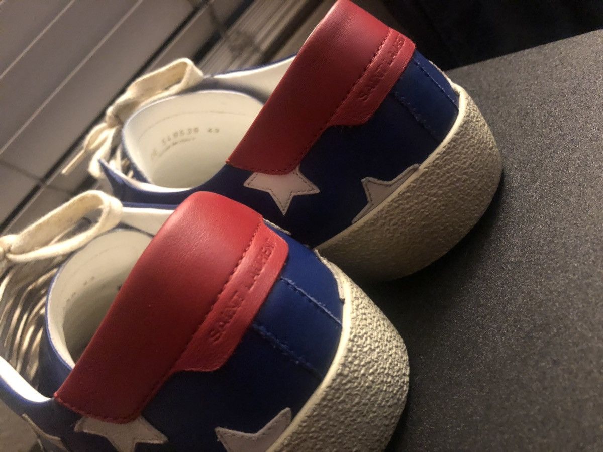 Saint Laurent Paris STEAL Saint Laurent Paris Star Sneakers Size US 10 / EU 43 - 2 Thumbnail