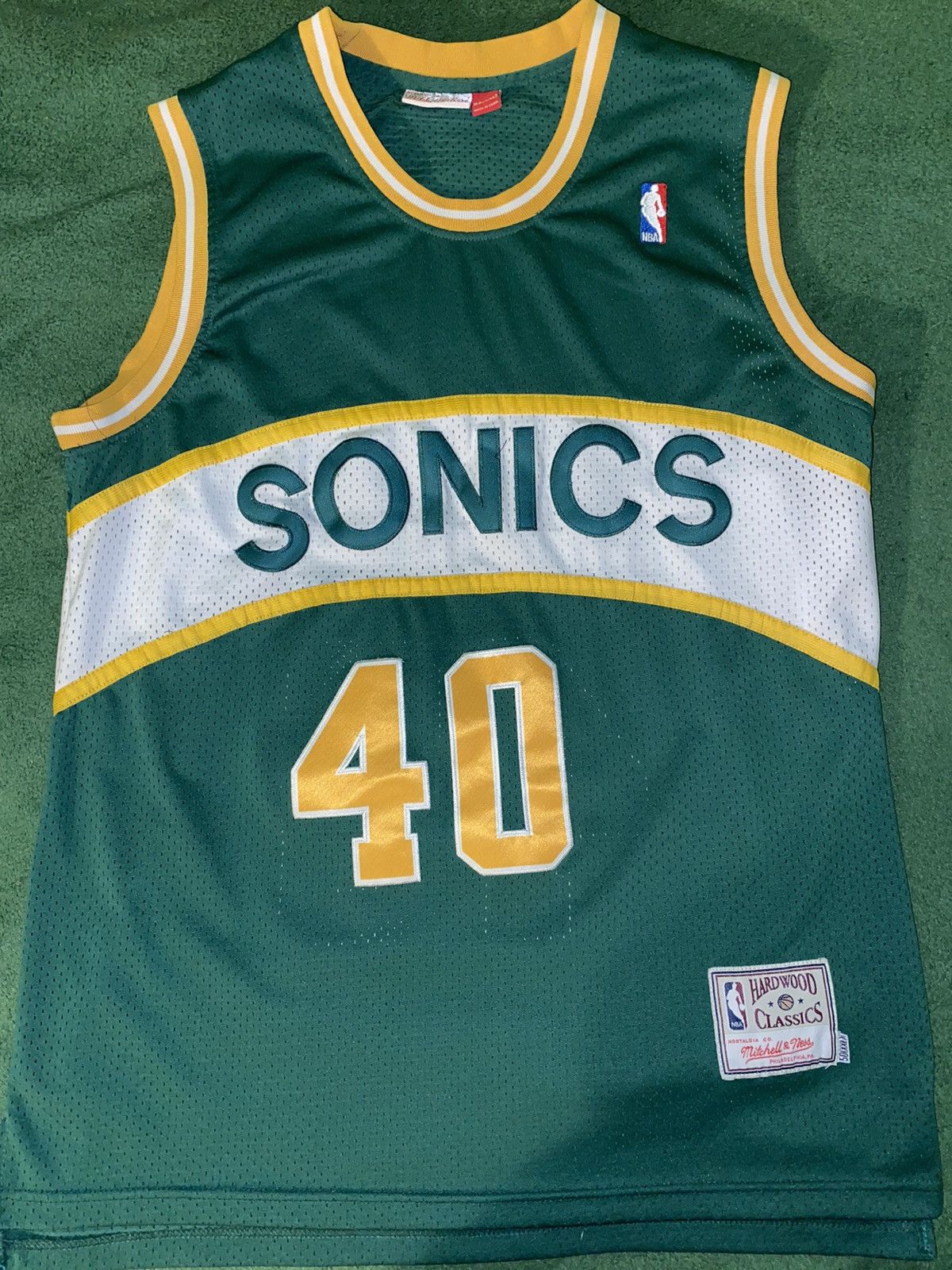 Vintage Vintage 90’s Style Seattle SuperSonics Shawn Kemp NBA Jersey ...