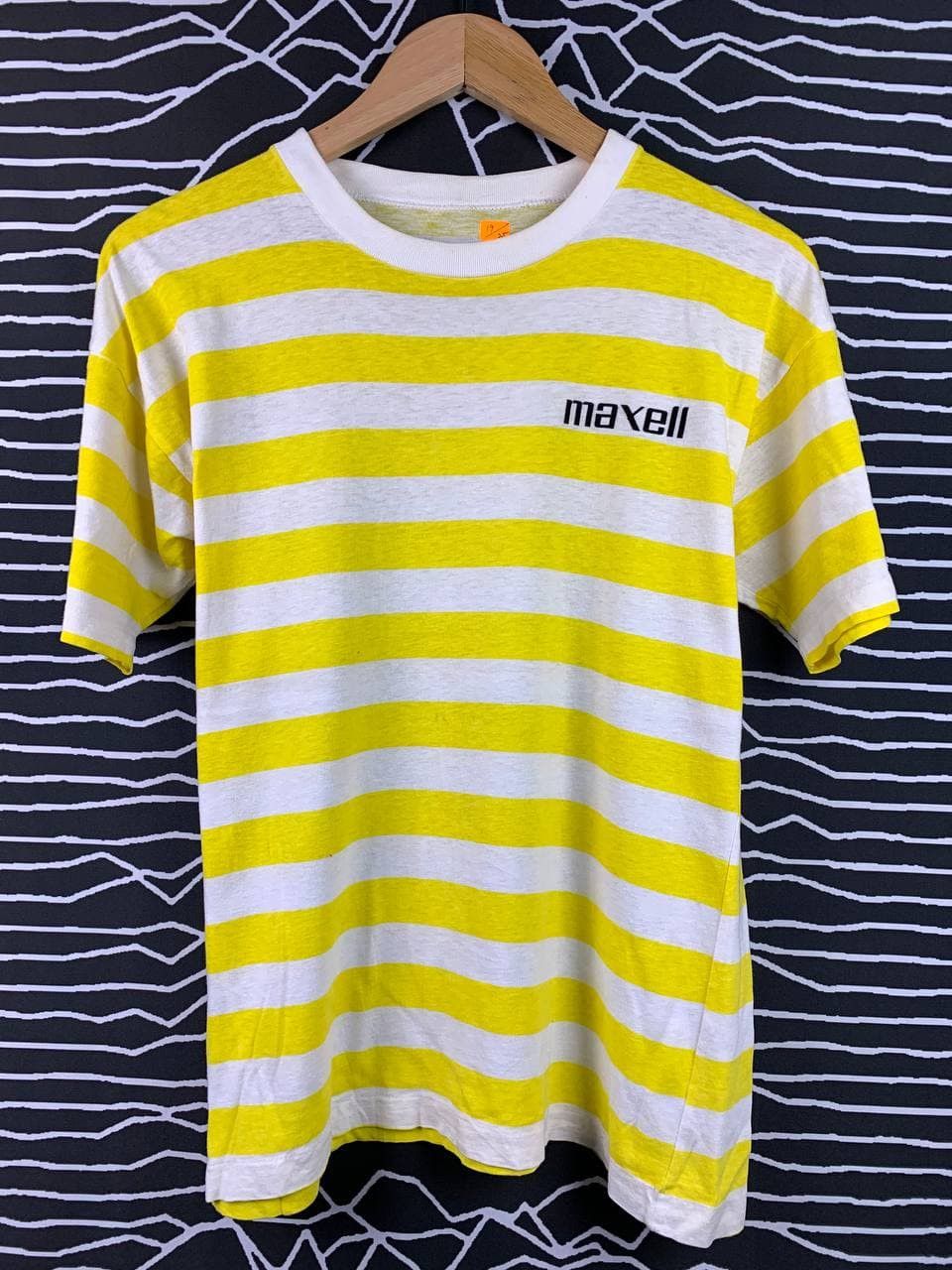 Apple Vtg 90s Maxell Stripe Single Stitch Techwear Tshirt Size US M / EU 48-50 / 2 - 2 Thumbnail