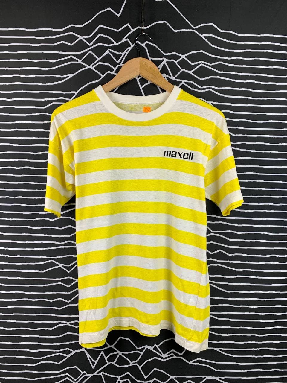 Apple Vtg 90s Maxell Stripe Single Stitch Techwear Tshirt Size US M / EU 48-50 / 2 - 1 Thumbnail