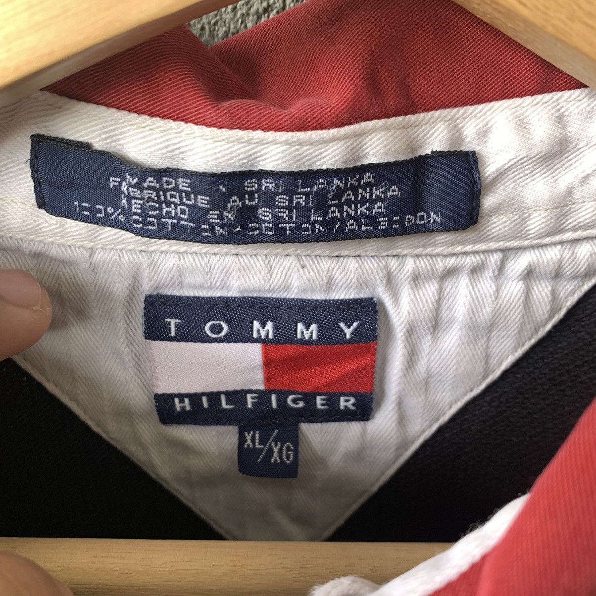 Tommy Hilfiger Vintage Tommy Hilfiger Motorcycle Rugby Polos Size US XL / EU 56 / 4 - 6 Thumbnail