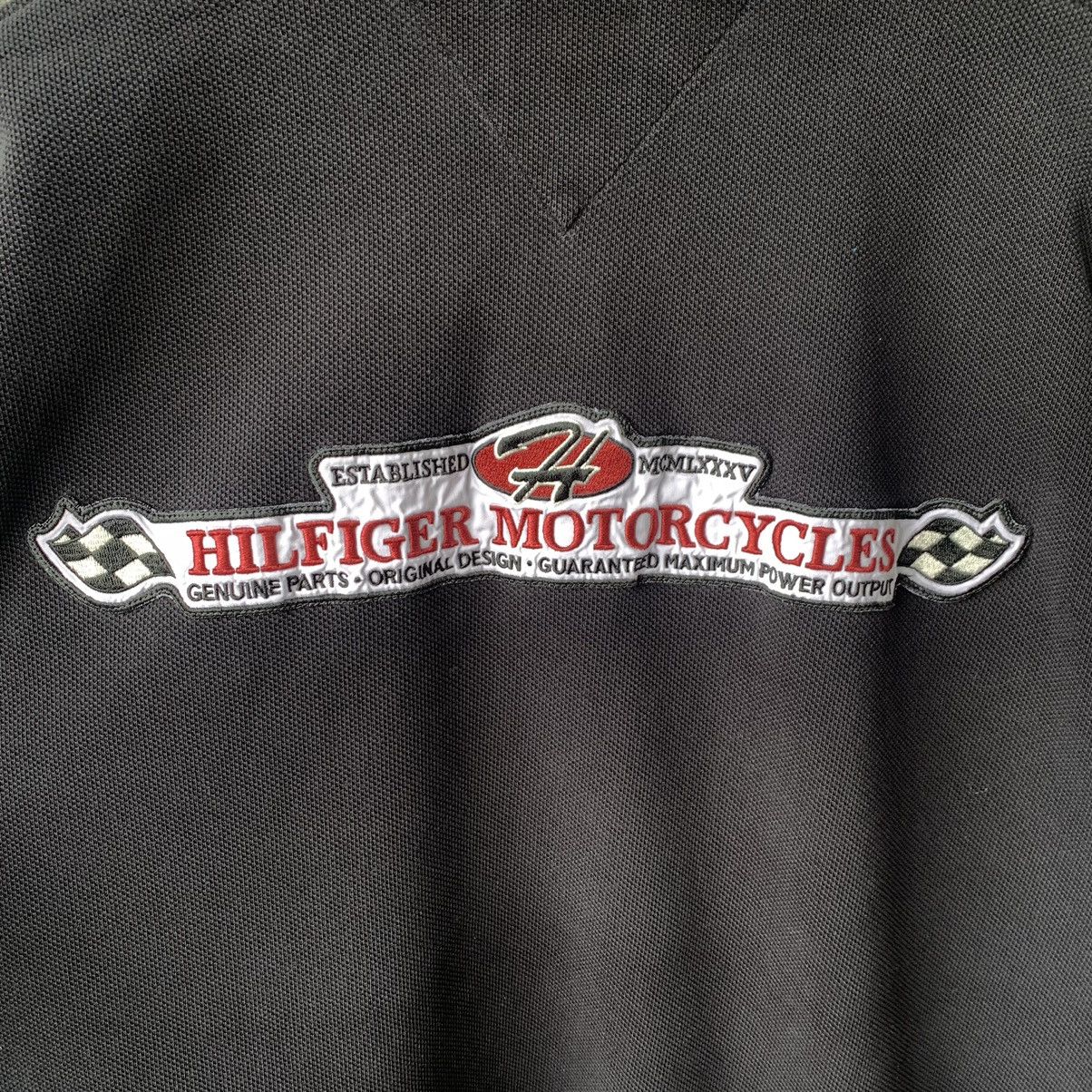 Tommy Hilfiger Vintage Tommy Hilfiger Motorcycle Rugby Polos Size US XL / EU 56 / 4 - 3 Thumbnail