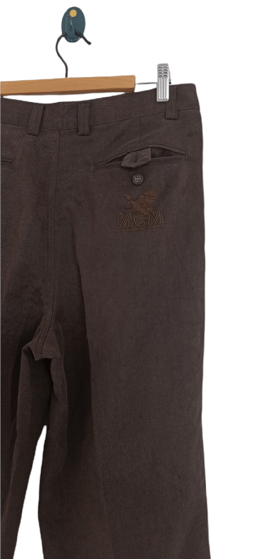 MCM × Vintage Vintage MCM Baggy Wide Slacks Pants Size US 31 - 8 Thumbnail