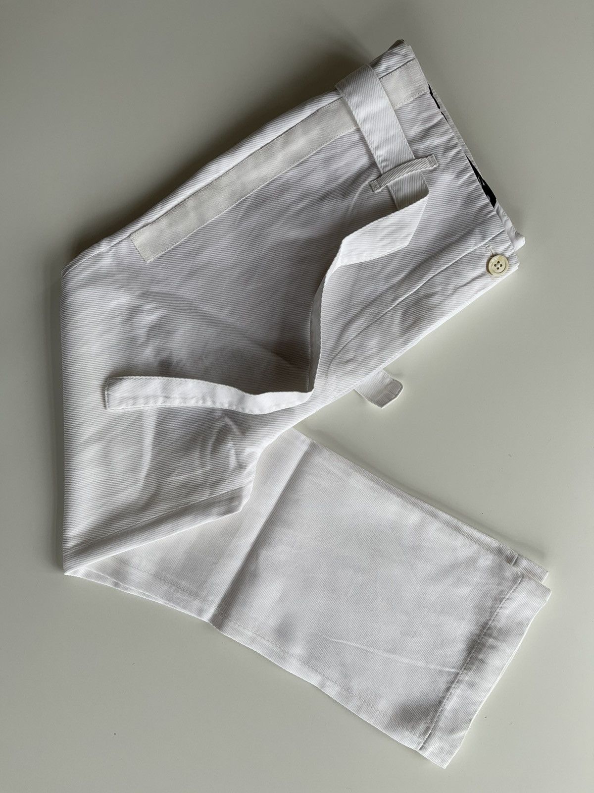 Ann Demeulemeester White Cotton Pants Size 27" / US 4 / IT 40 - 7 Thumbnail