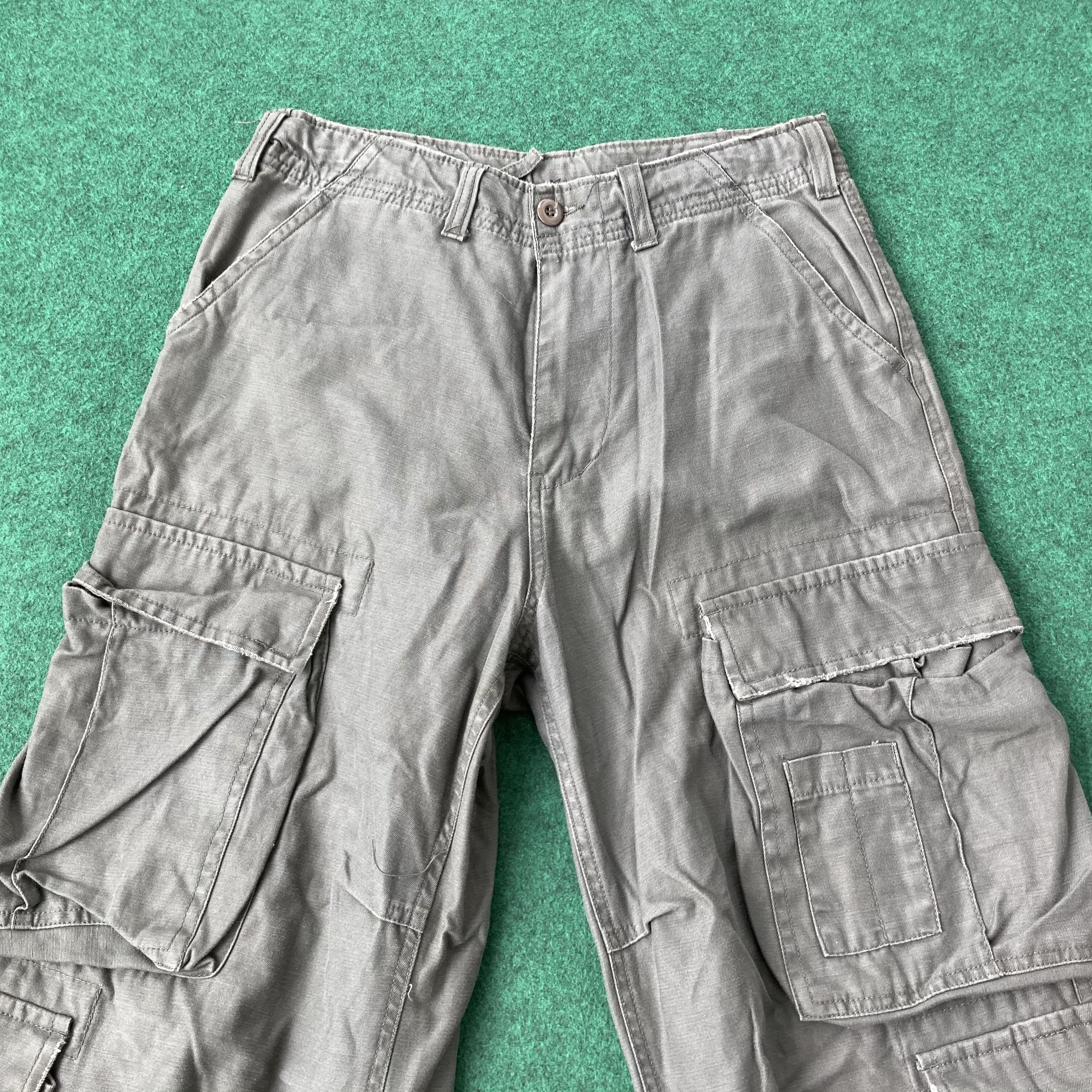 Japanese Brand BcBs Military Style Pocket Design Pant Hip HOp Jeans Size US 29 - 3 Thumbnail